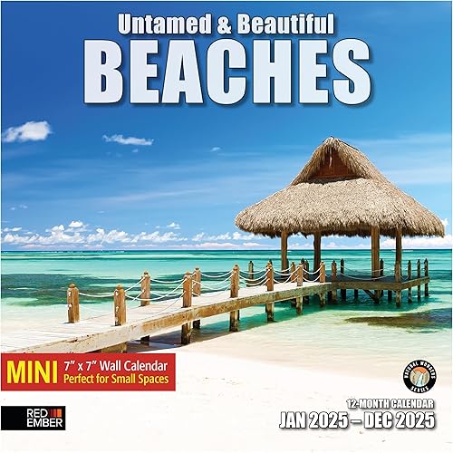 Miniatura 7 de RED EMBER Sea Caves 2023 Calendario mensual de pared colgante  12 x 24 pulgadas abierto  Papel grueso y resistente  Regalo  Hermosas vacaciones