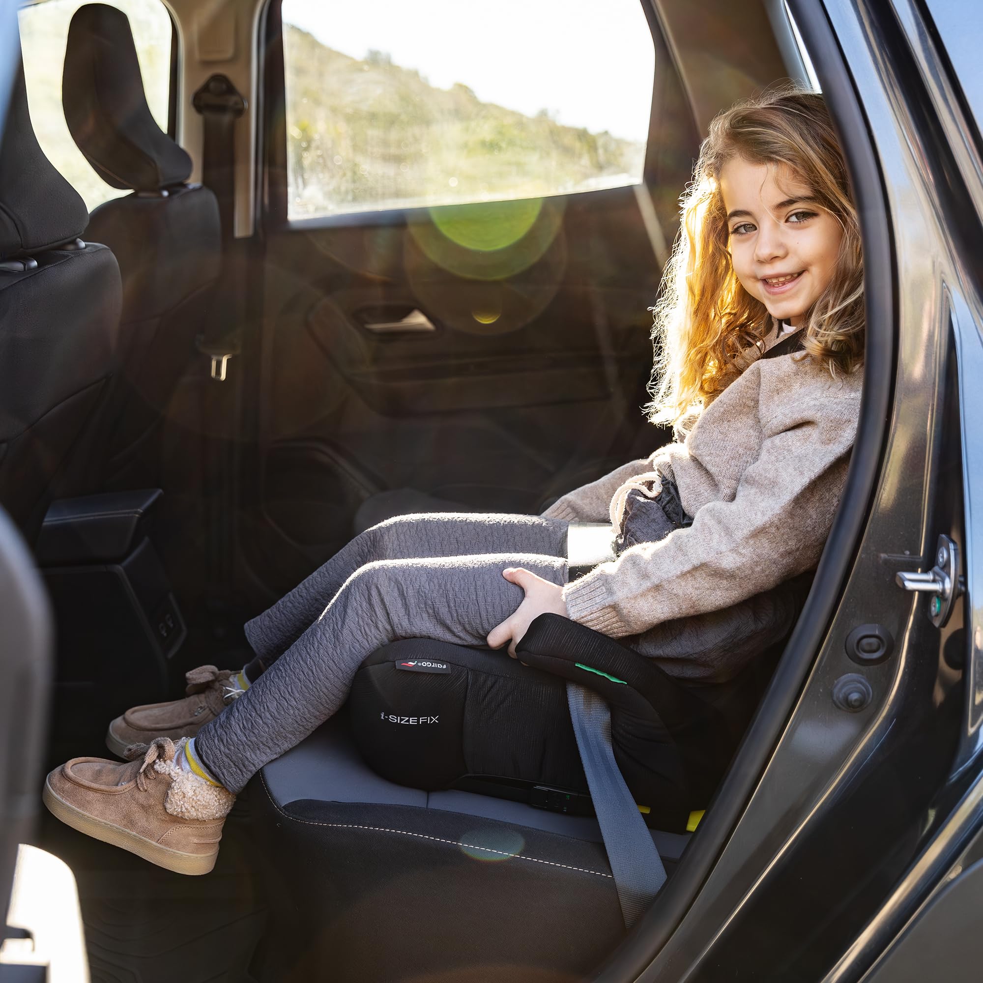 BABYAUTO – Alzador de coche Seguro y Cómodo PICO - I-size - desde los 7 a los 12 años - ISOFIX - para niños desde los 125 a 150 cm de altura (ROYAL RED)