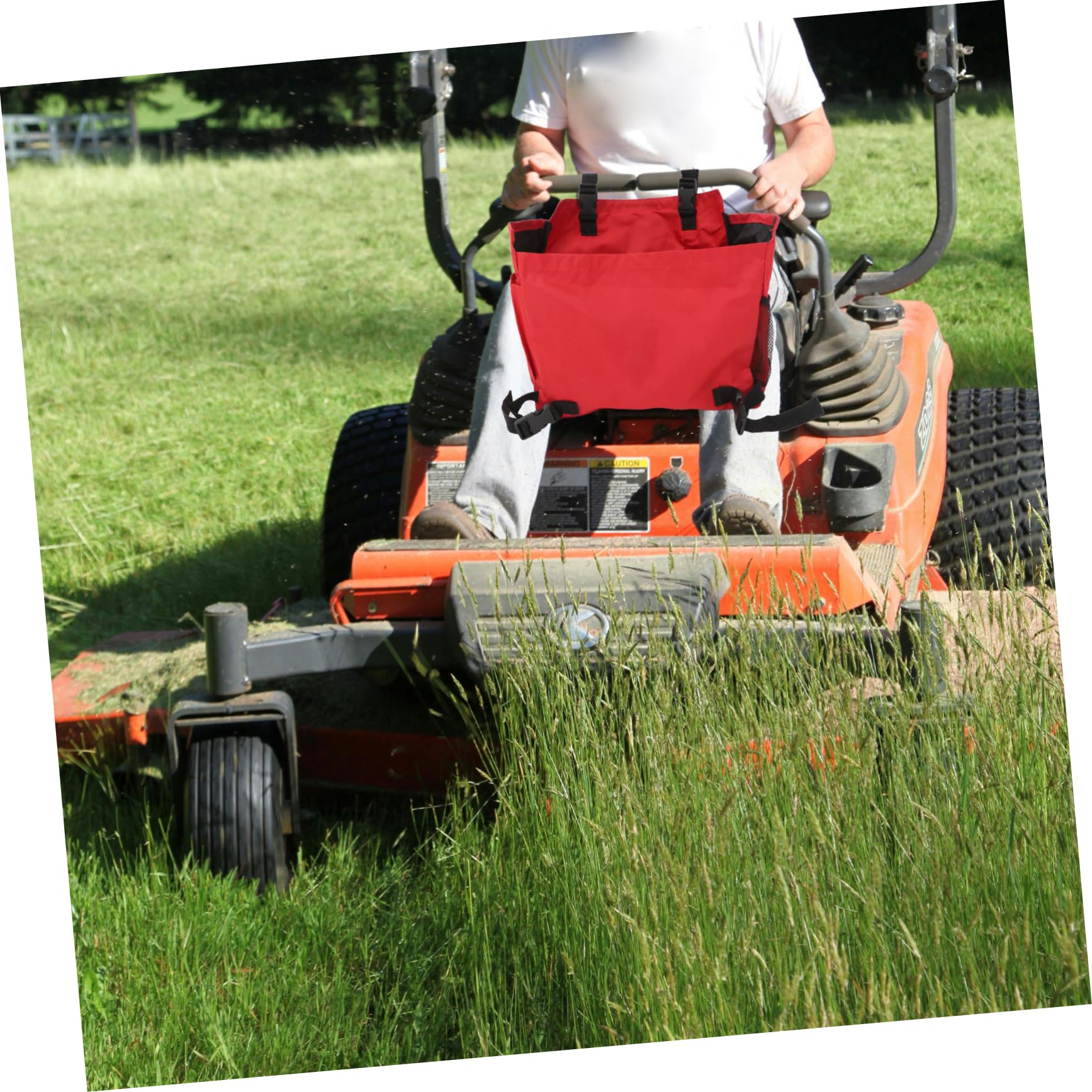 MUSISALY Waterproof Lawn Mower Covers Oxford Fabric Mower Bag Large Capacity Storage Bag Organizer Random Color