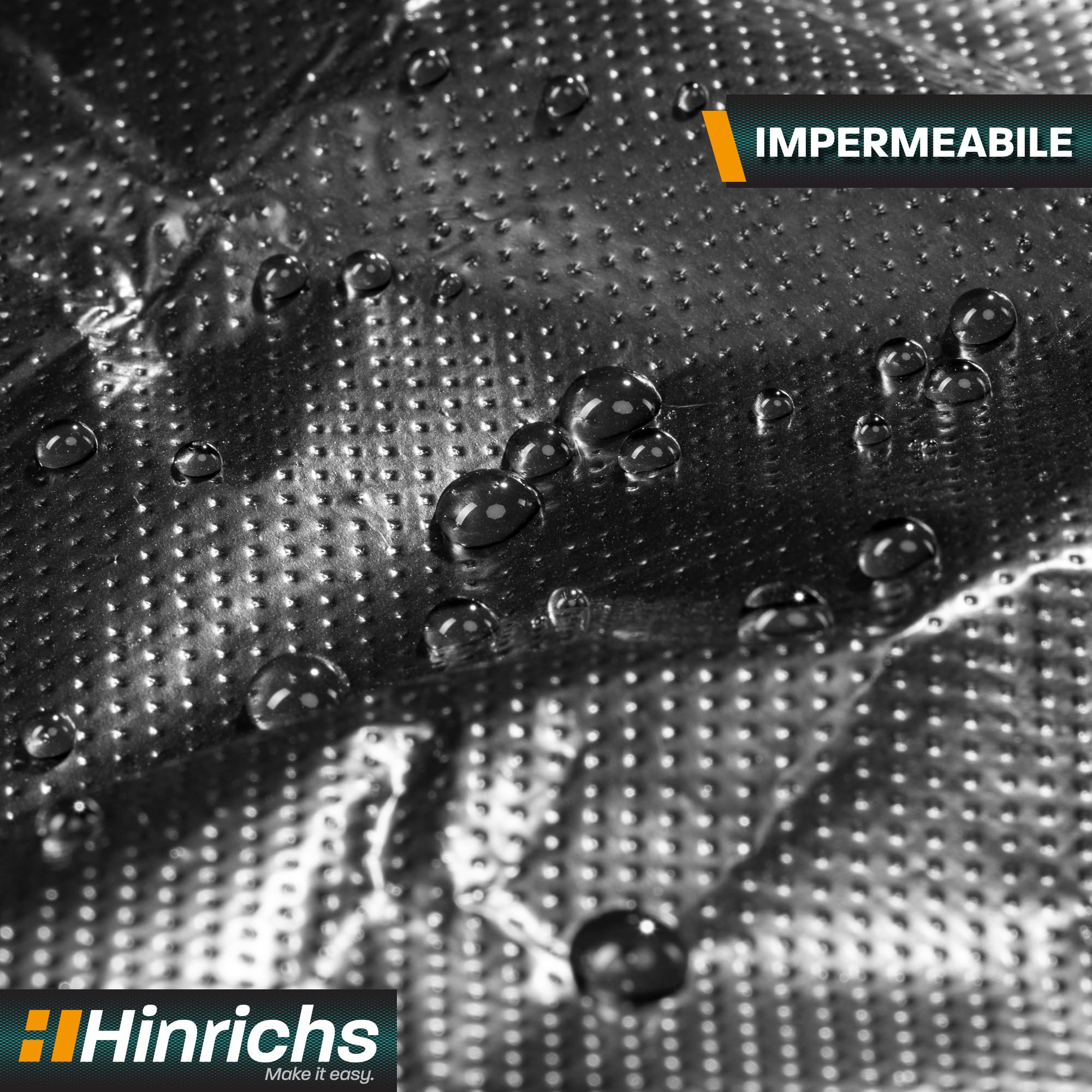 Hinrichs Supporto per sacco della spazzatura 120L - Supporto per sacco della spazzatura regolabile in altezza con coperchio per sacchi della spazzatura da 120L - Incl. 2 sacchetti per spazzatura 120L