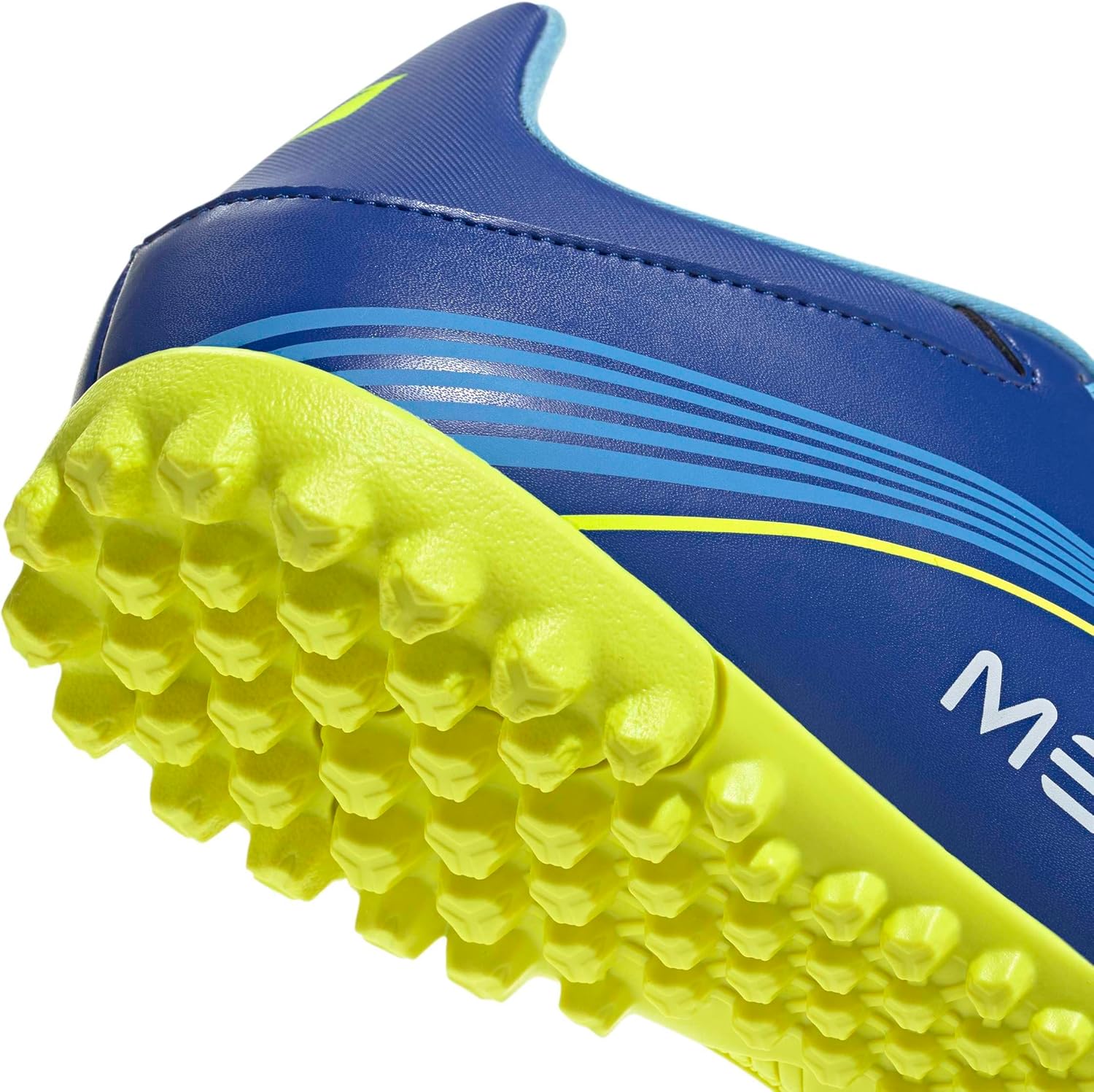 adidas Mens F50 Messi Club Turf Soccer Cleats - White