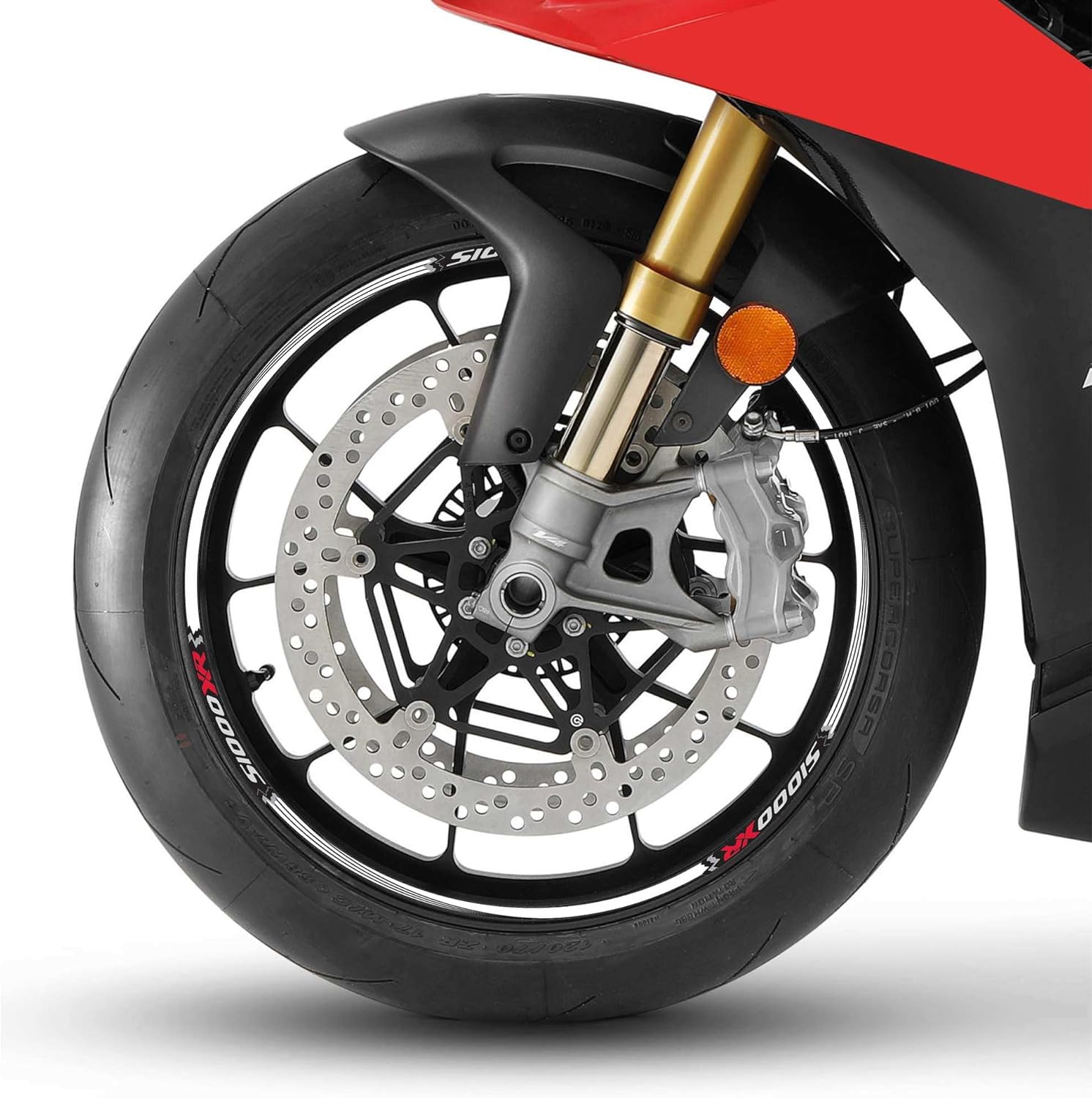 labelbike - Stickers Stripes Motorcycle Rims Wheels 17 Tuning Protection Kit Compatible with BMW S1000 XR