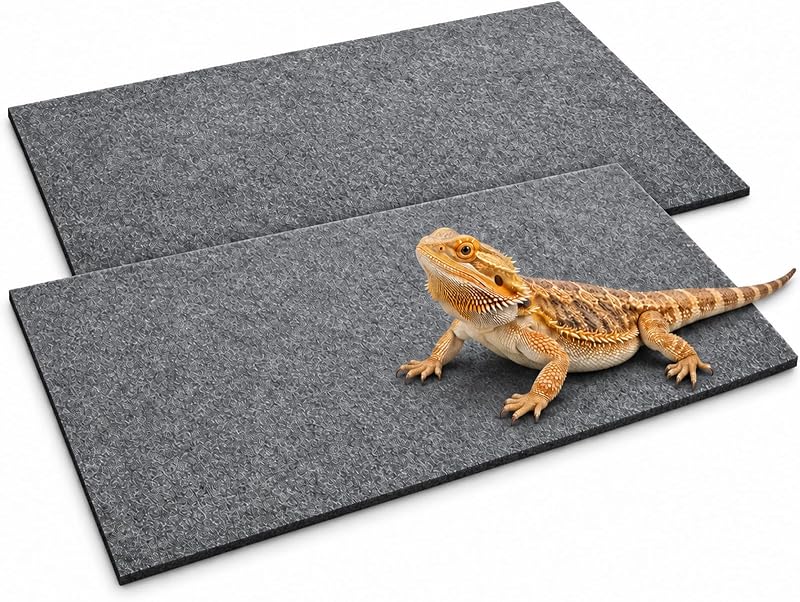 Forração para Terrário de Répteis HERCOCCI em Fibra de Alta Densidade 100 x 50 cm, Pacote com 2