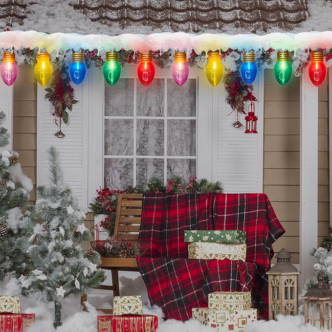 Luces Navideñas Colgantes Jumbo LED 16FT Multicolor 10 Unidades miniatura 7