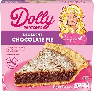 Dolly Parton's Decadent Chocolate Pie, Thaw-and-Serve, Frozen 21.6 oz.