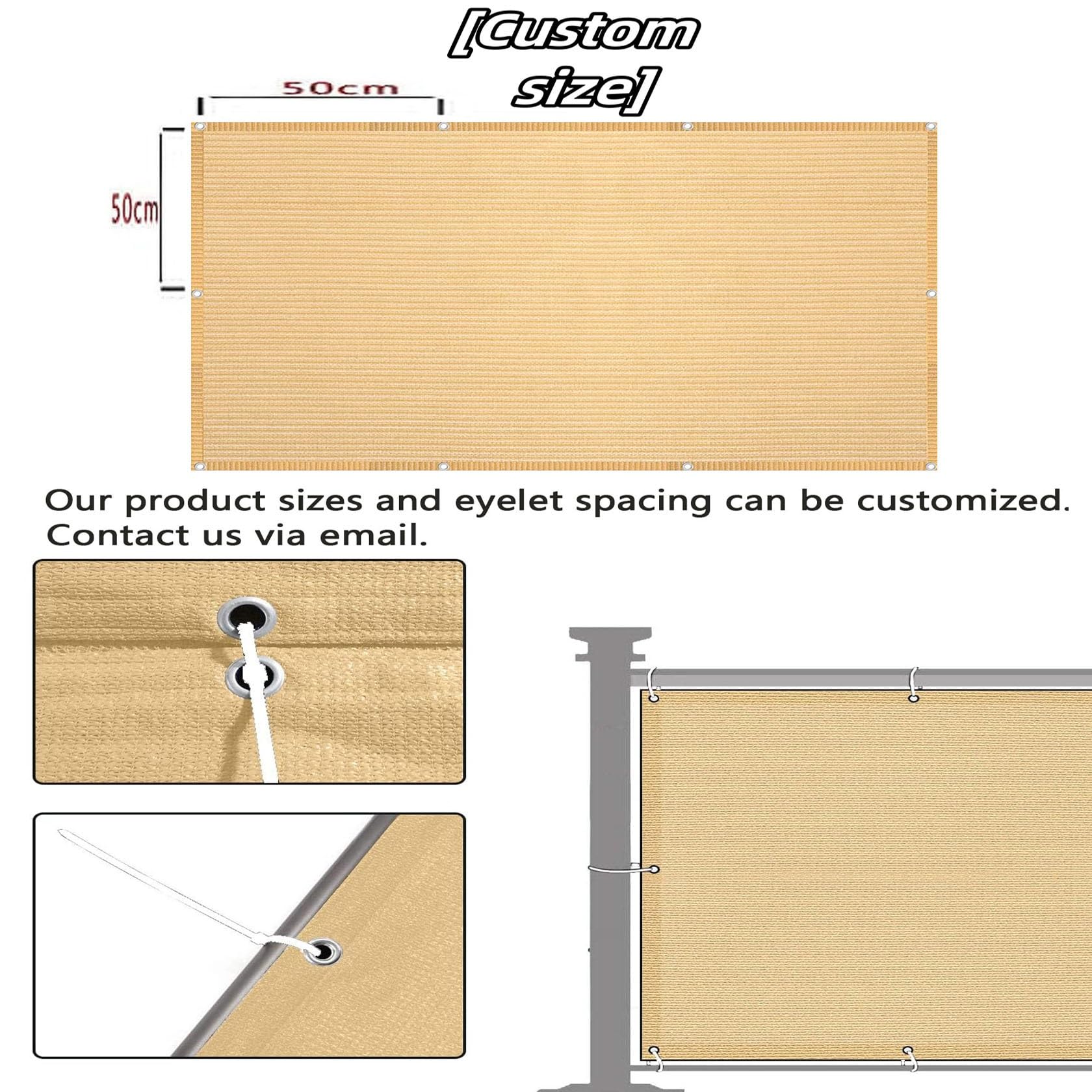 Balcon Privacidad 90 x 1000 cm HDPE Protección UV, Resistente Al Viento Malla Ocultacion Balcon con Cuerda y Bridas Balcón Exterior de Jardín, Verde Oscuro