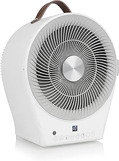 Tristar 2-in-1 Heizlüfter und Ventilator KA-5160 – 2000 W 6 Einstellungen 24-Std-Timer inkl. Fernbedienung, Weiß