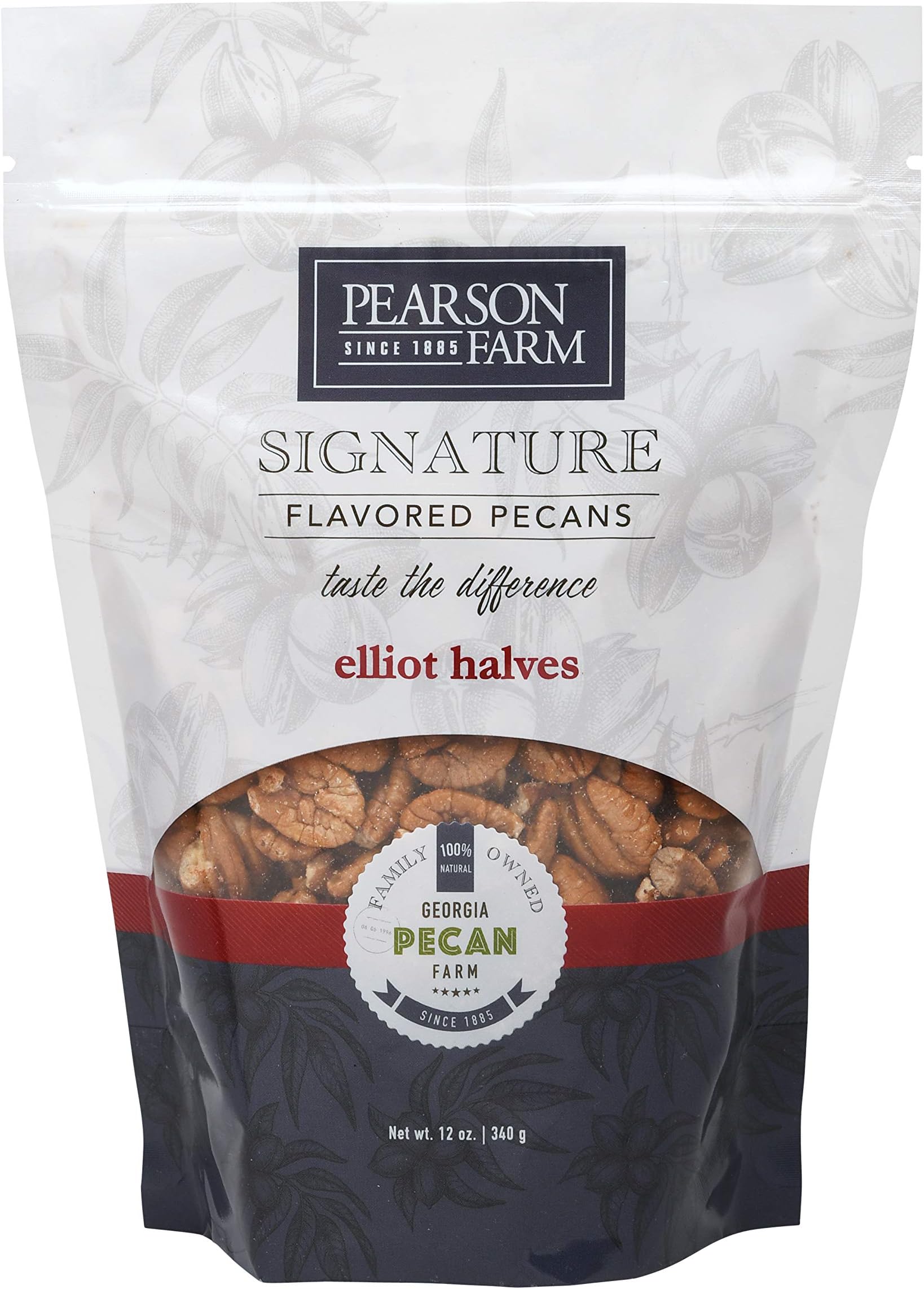 Elliot Halves Pearson Farm Signature Natural Pecans 12 oz.