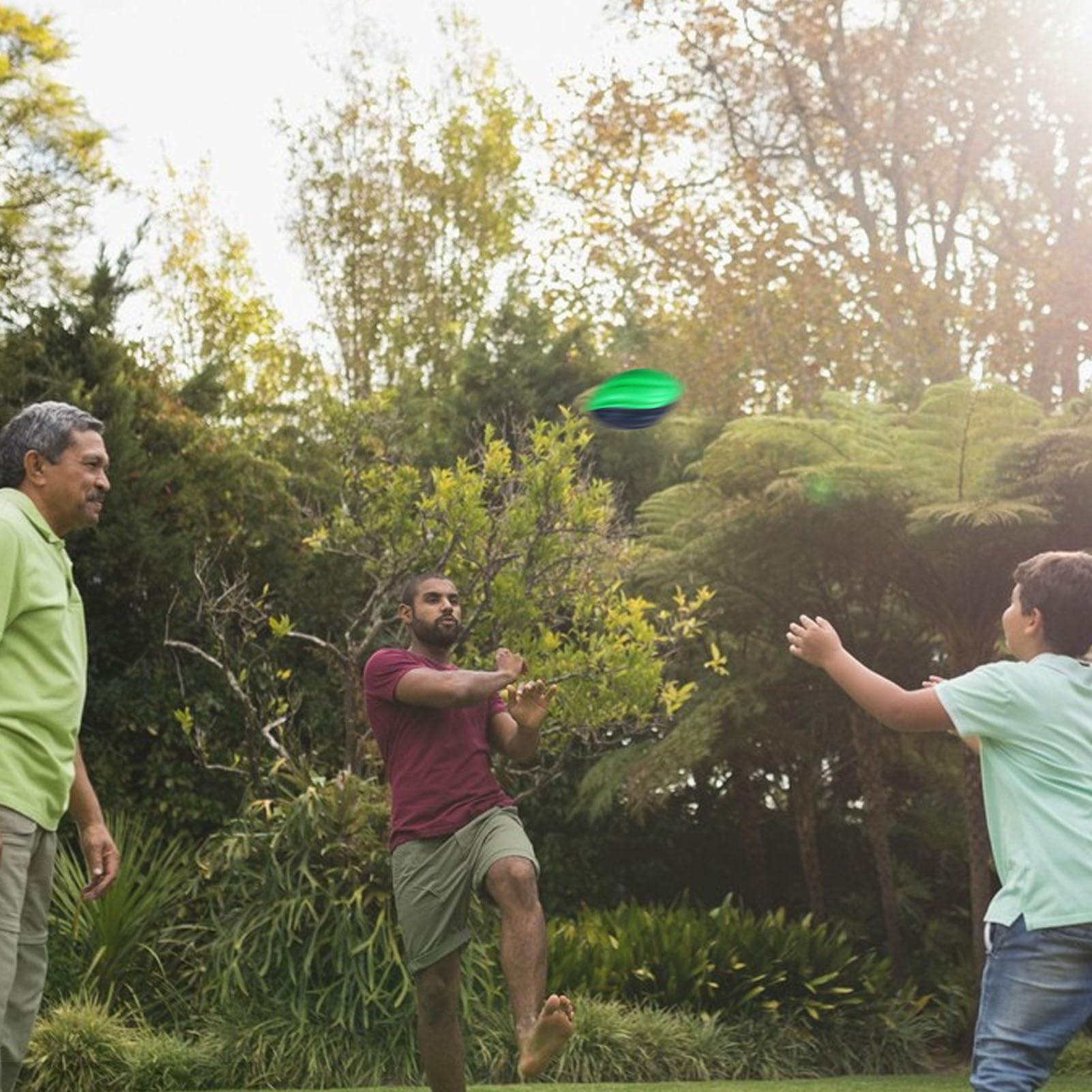 Genérico Pelota De Rugby para Niños: Pelota De Espuma De Rebote Lento De 5 Pulgadas, Diseño En | De Entrenamiento Sólido Y Suave para Juegos En Interiores Y Exteriores, Equipo Deportivo Seguro