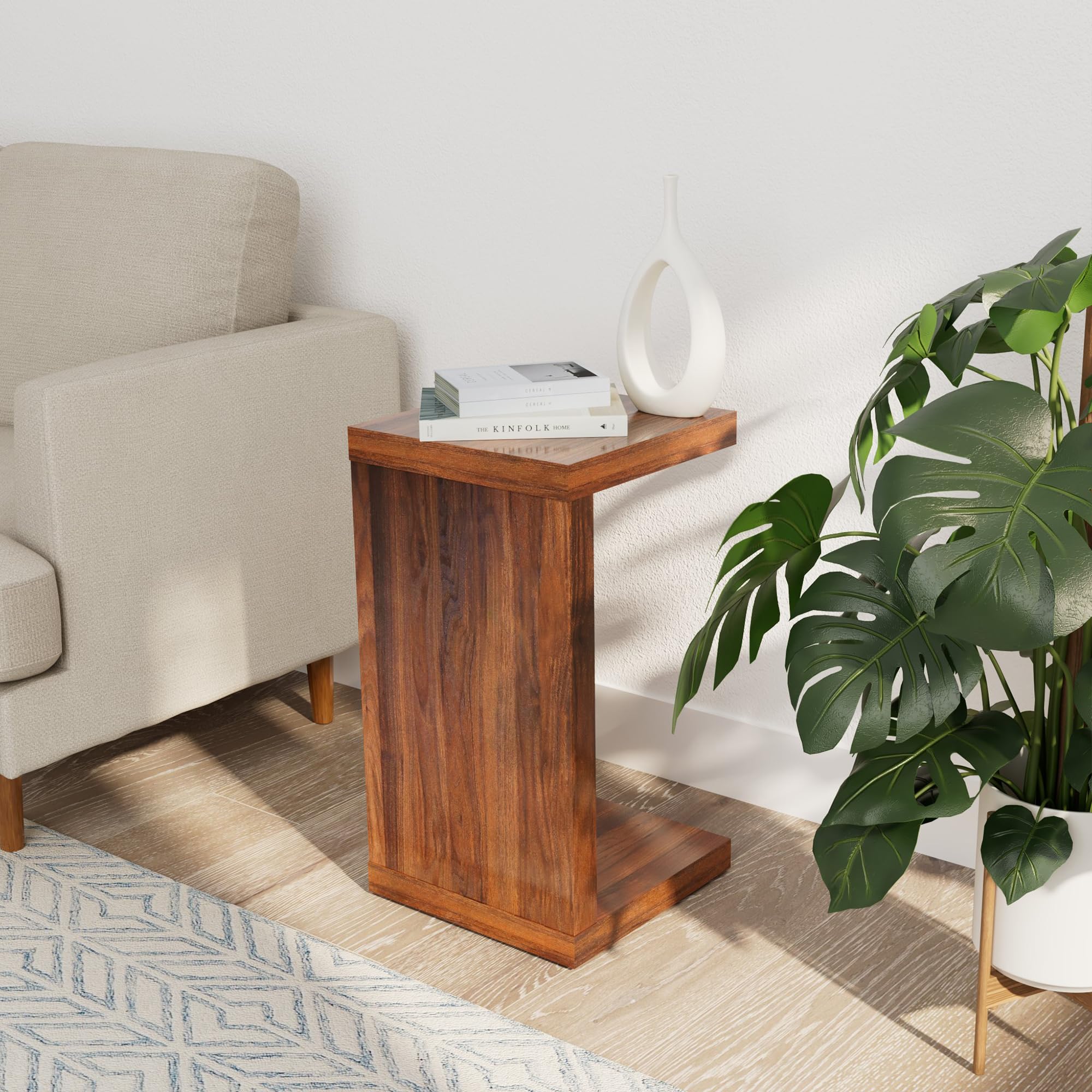 Amazon Brand - Solimo Bittee Engineered Wood End Table (Columbia Finish) (B0BSL9G6VQ) Amazon Price History, Amazon Price Tracker