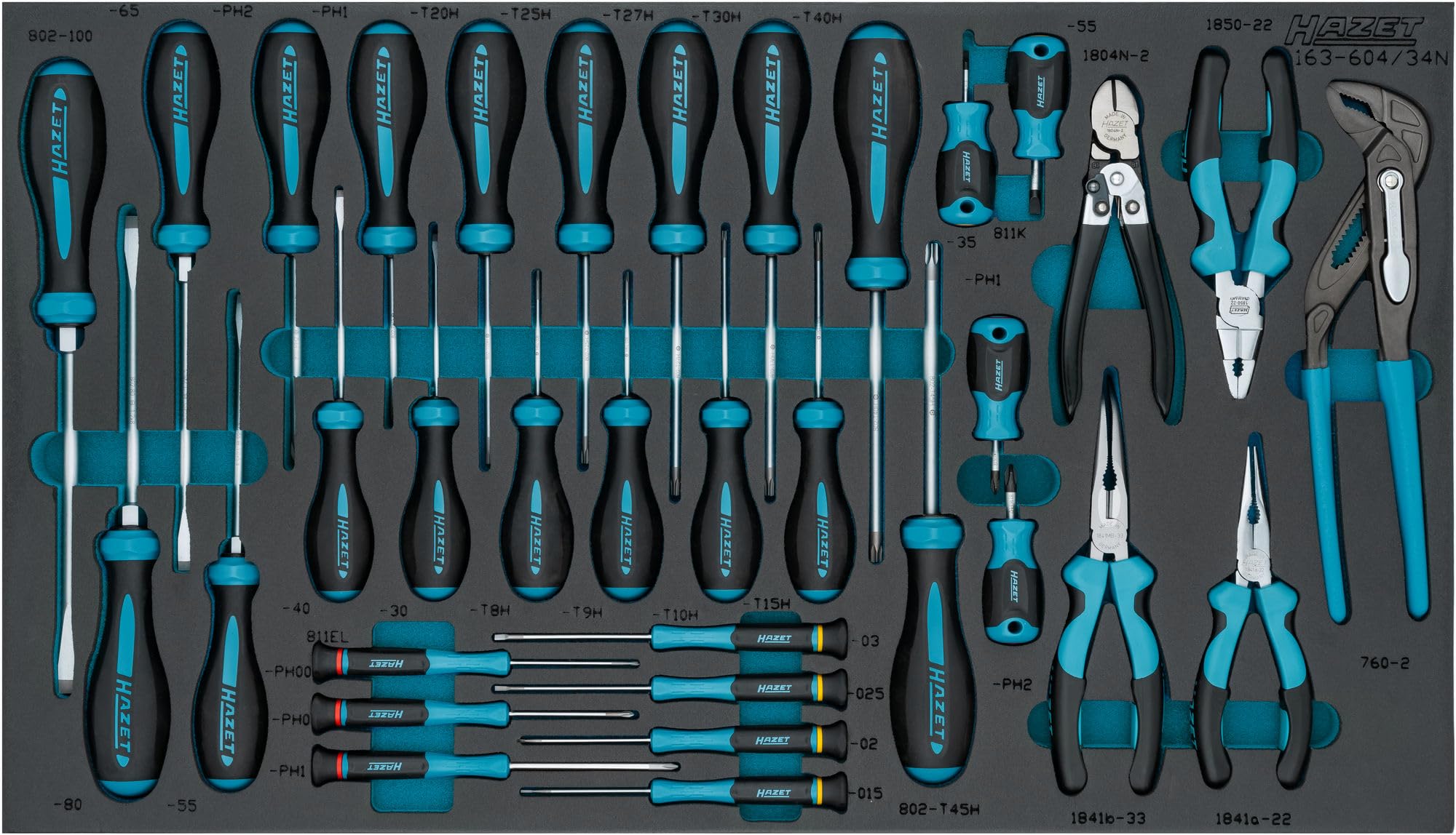Set de Tournevis HAZET 34 Pièces - Précision et Polyvalence