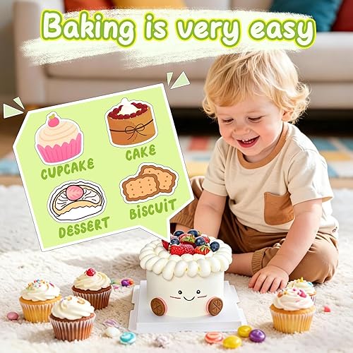 Miniatura 5 de Hendiy 5 puntas redondas grandes, puntas de tuberías de acero inoxidable, juego profesional de puntas de decoración de pasteles, puntas de glaseado,