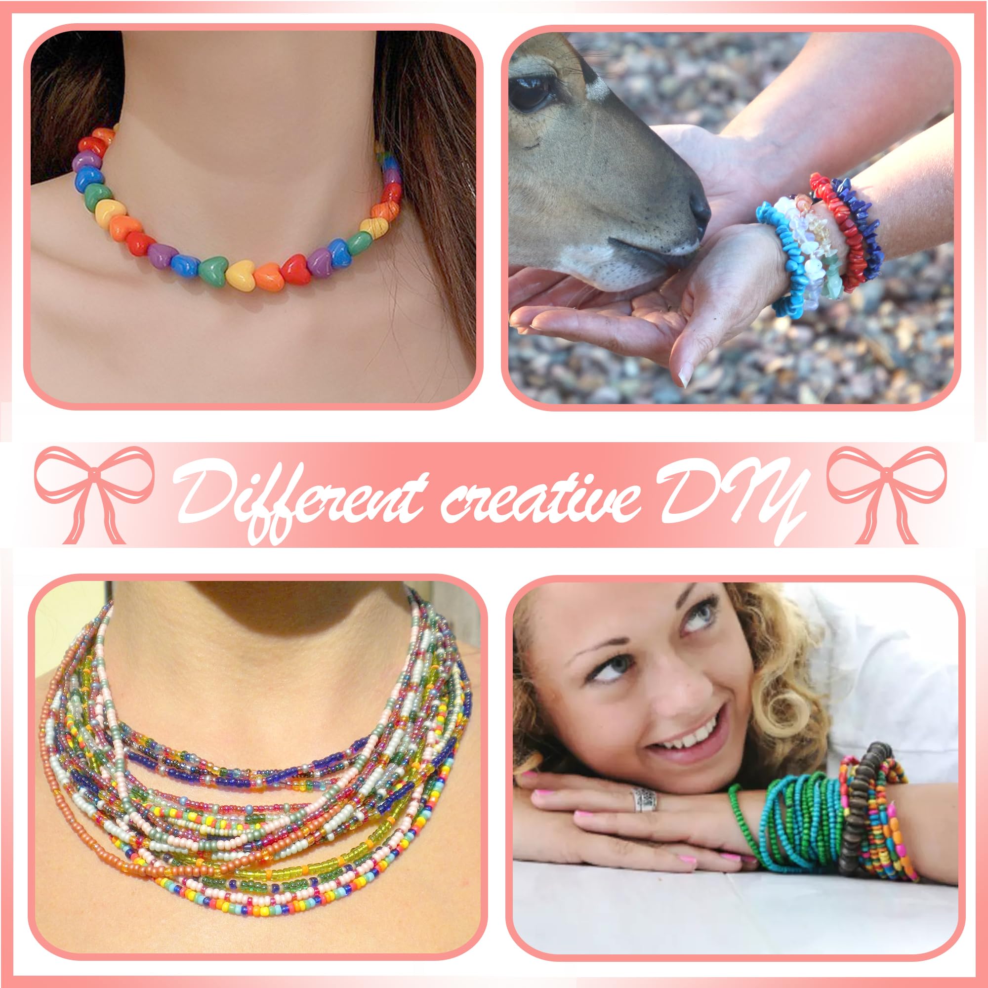 Planche à Perles Ranuw - Pour Fabriquer Bracelets Et Colliers - 4 Rainures De Mesure - En Pouces Et Cm - Outil Créatif Bijoux