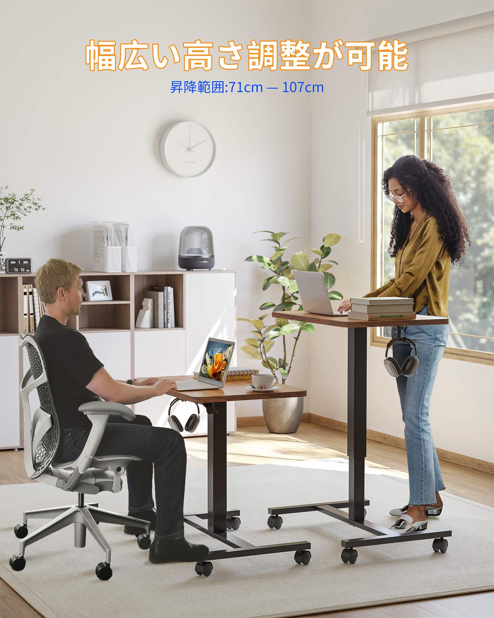 Amazon | YIHAYO 昇降デスク ガス圧 スタンディングデスク 幅60cm 奥行 Amazon | YIHAYO 昇降デスク ガス圧 スタンディングデスク 幅60cm 奥行