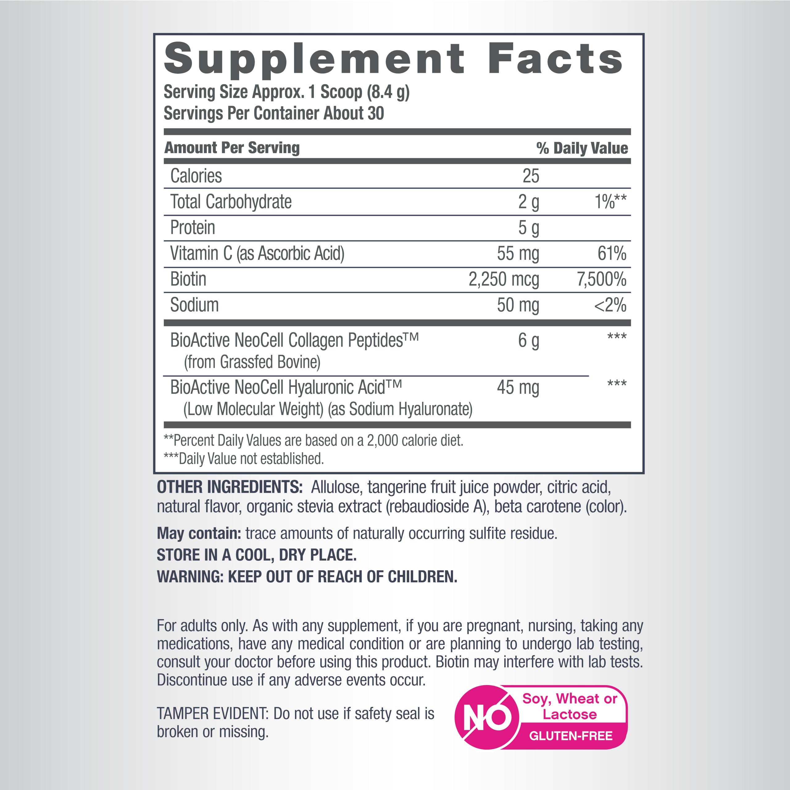 NeoCell Collagen Peptides Powder | 8.9 oz | Grass Fed Bovine — Amazon image 4