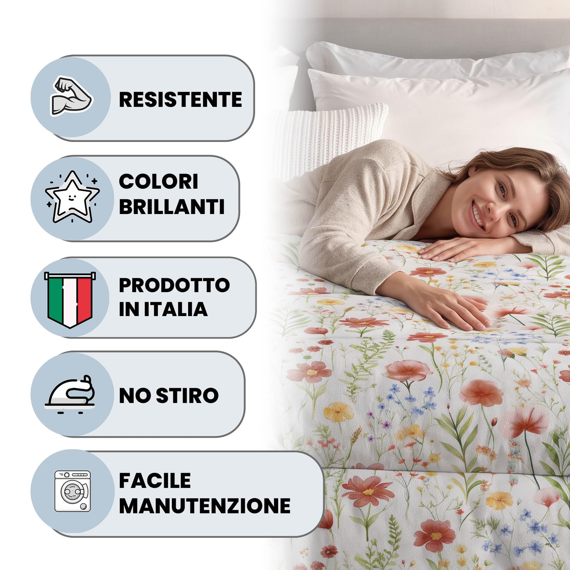 Italian Bed Linen, Kołdra zimowa karma, nie wymaga prasowania