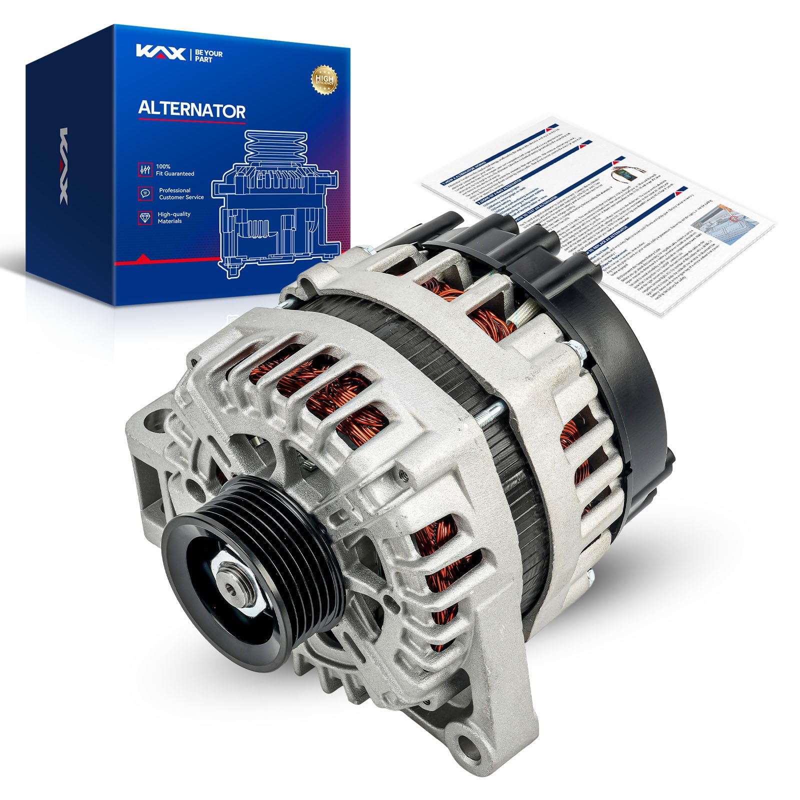 KAX Alternator 11453N Compatible With Chevry Impala 2012 Replace 11453N-picture-10