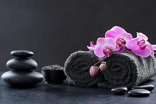 Miniatura 4 de Juego de toallas de algodón para salón, paquete de 24 toallas de mano ultra suaves de color blanco de 16 x 26 pulgadas, alta absorción, uso diario,