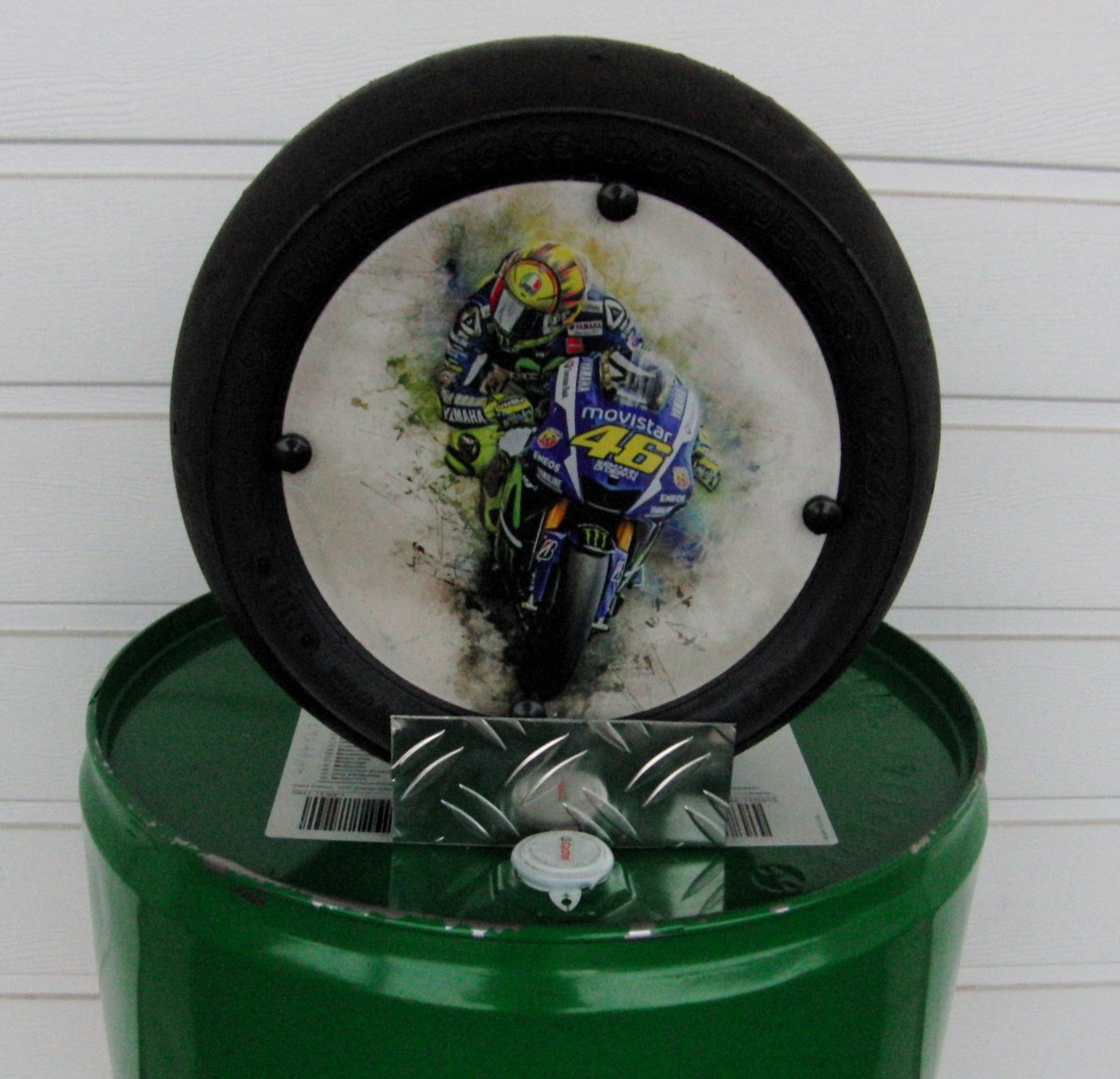 Rossi "Art" VR 46 Moto GP "Minislick" Motorsport Geschenk,