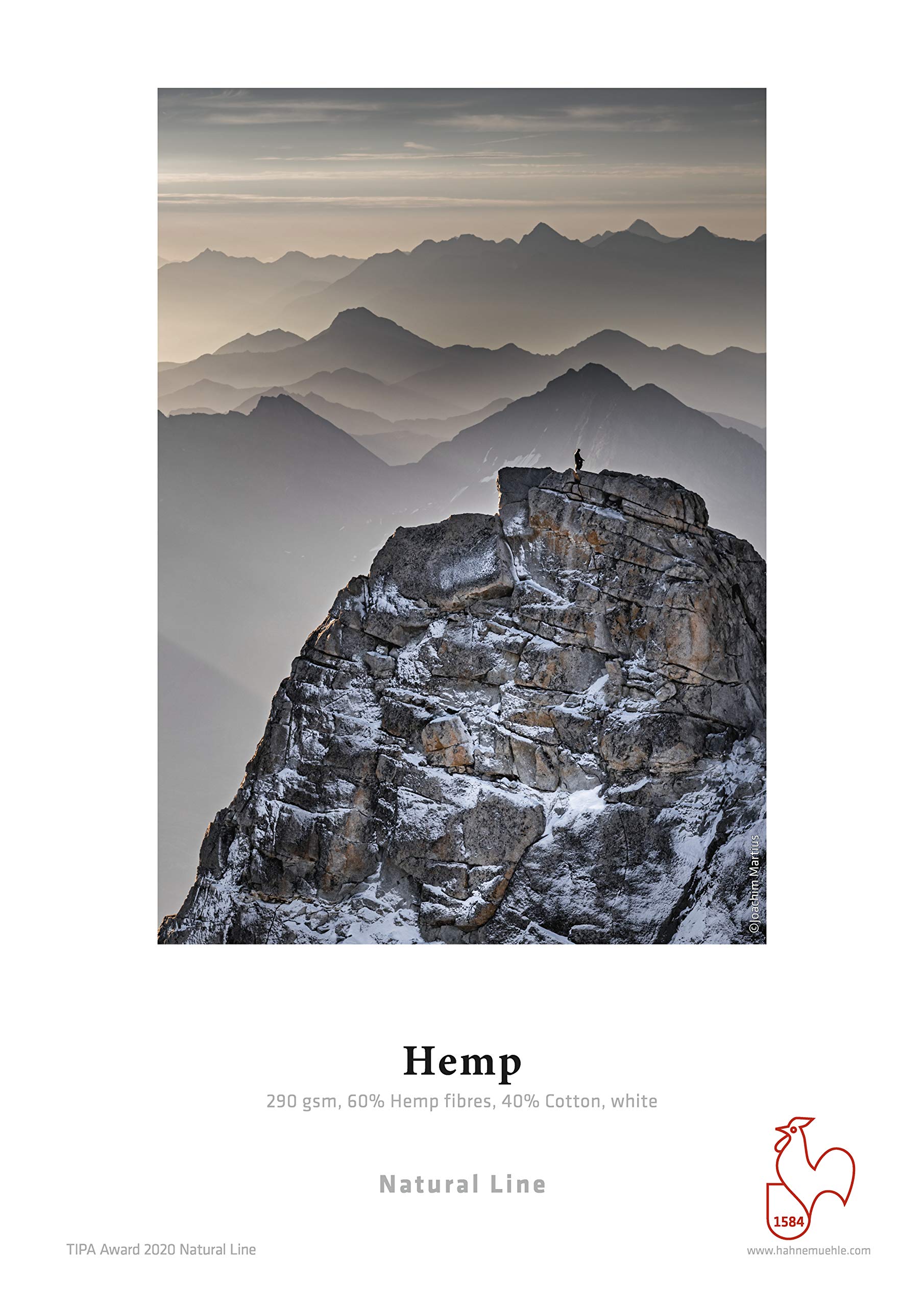 Hahnemuhle Hemp A 4 290 g, 25 Sheet, weiß matt Marke Hahnemuhle