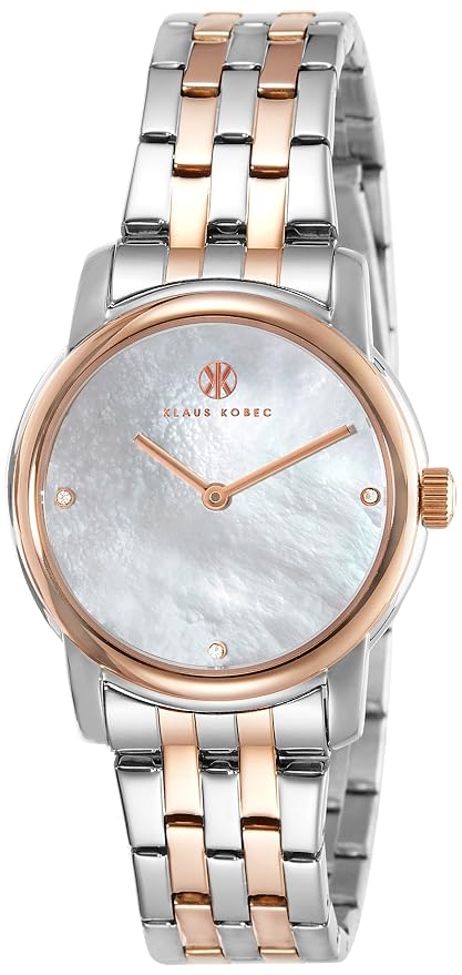 Analog Silver Dial Women's Watch - KK-10028-33