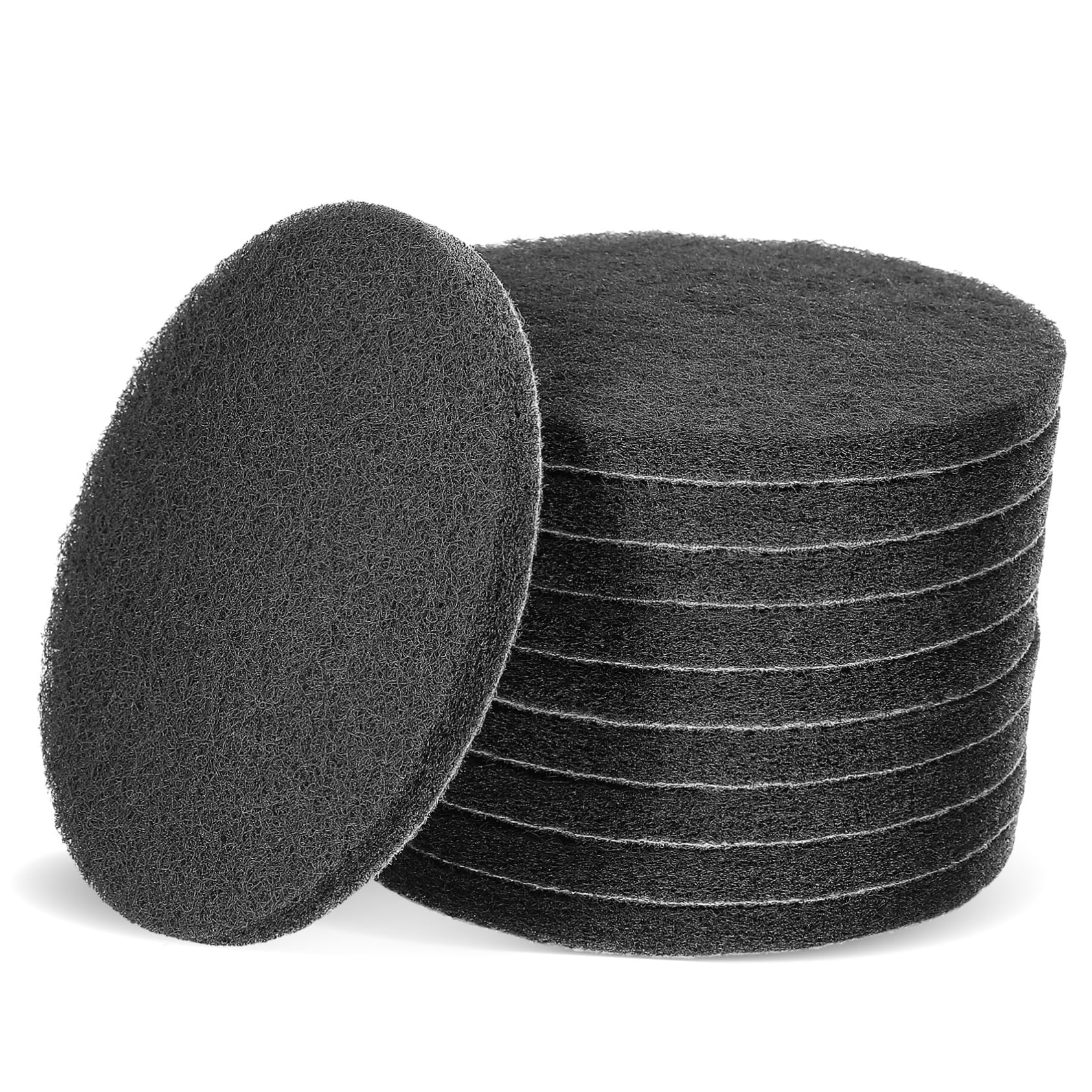 Housoutil 10 Pcs Multi Purpose Scouring Pads for Drill Brush Attachments Durable Abrasive Discs for Kitchens Bathrooms and Vehicles Effortless Removal and Simple Installation