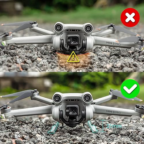 Miniatura 3 de STARTRC Kit extendido plegable para tren de aterrizaje Mini 3 Pro para accesorios DJI Mini 3 Pro (solo para Mini 3 Pro)