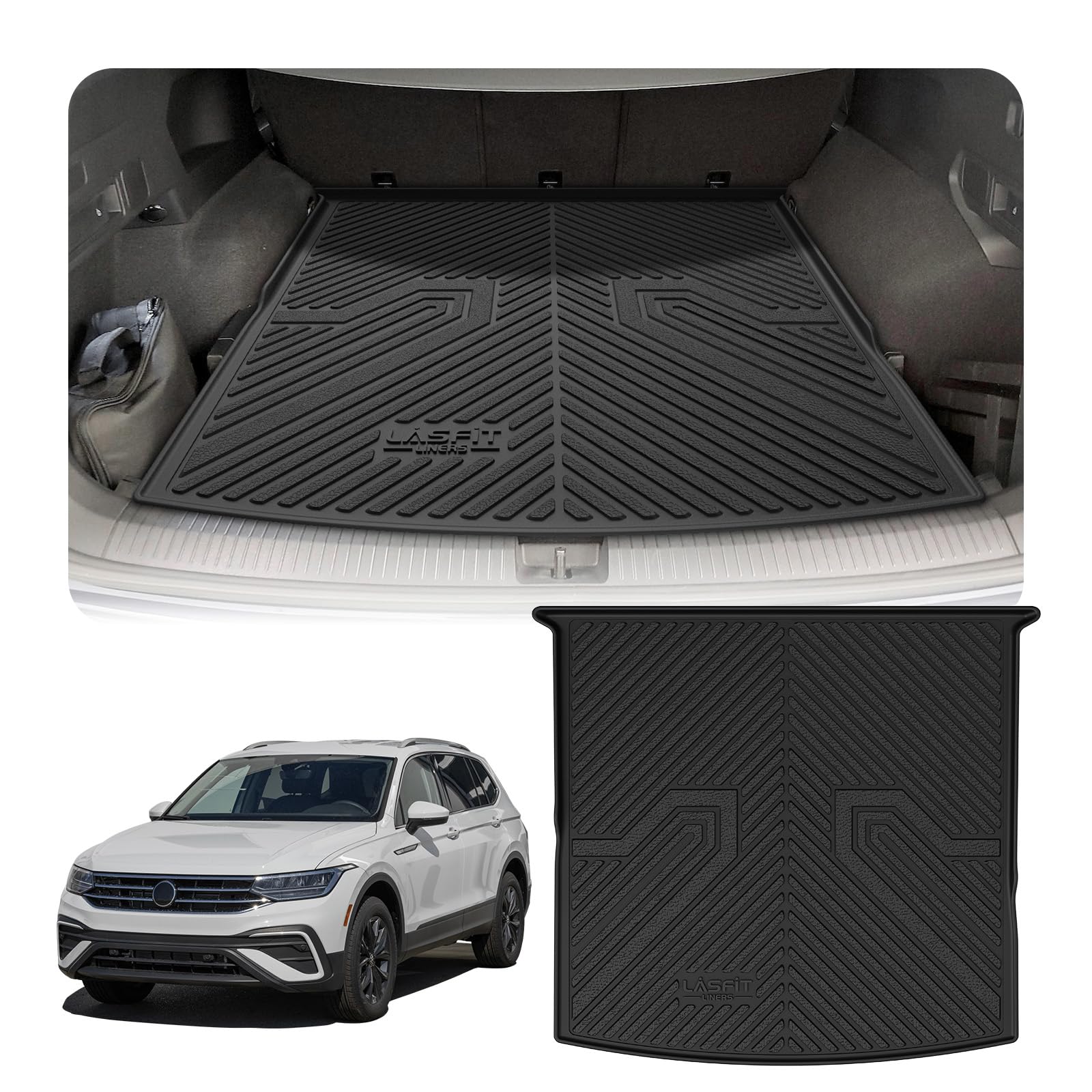 LASFIT Cargo Trunk Liner for Volkswagen Tiguan 2018-2024, 5-Seat