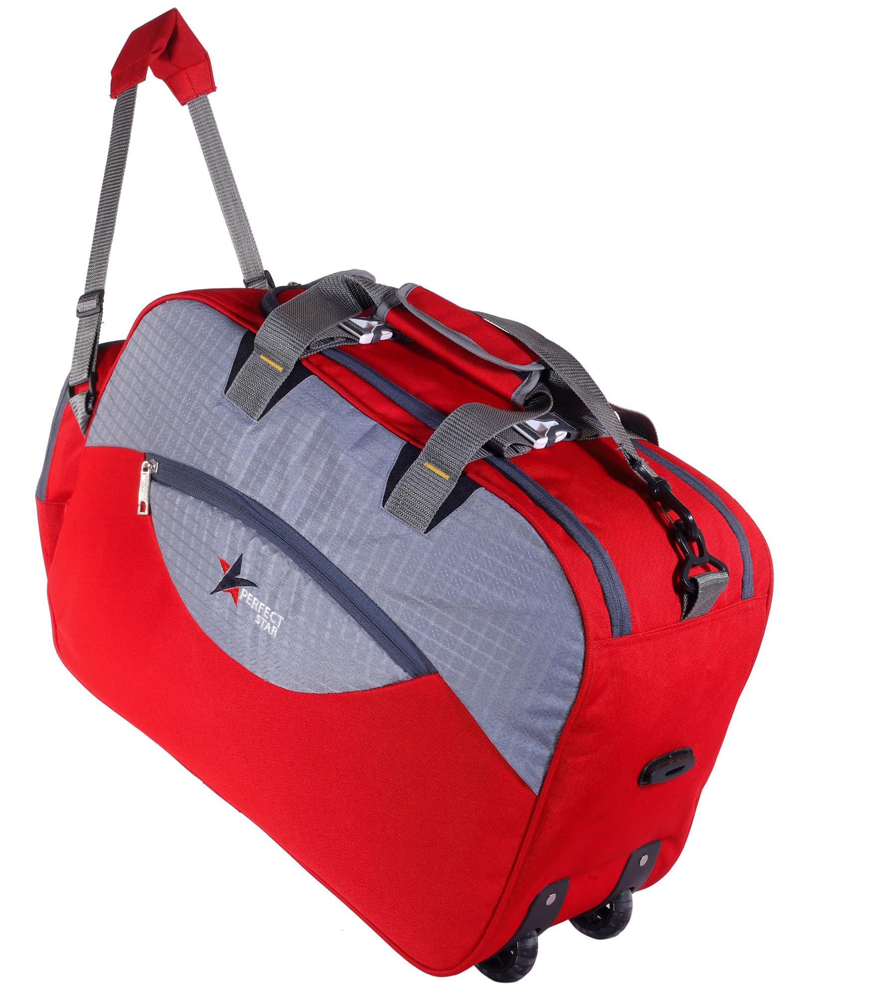 65 Liters Travel Duffle Trolley Bag with Wheels for Men & Women | Large Luggage Bag | Wheeled Duffle for Airport, Train, Office, Weekend Trips | Lightweight & Durable | 70 cm x 35 cm x 35 cm