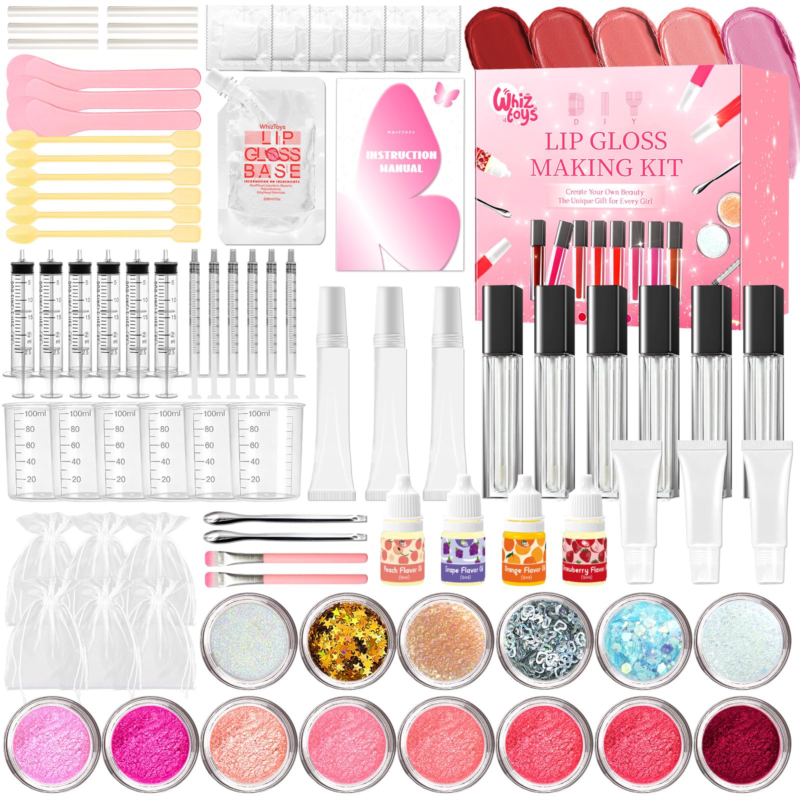 DIY Lip Gloss Making Kit – Creative Lip Gloss Craft Set