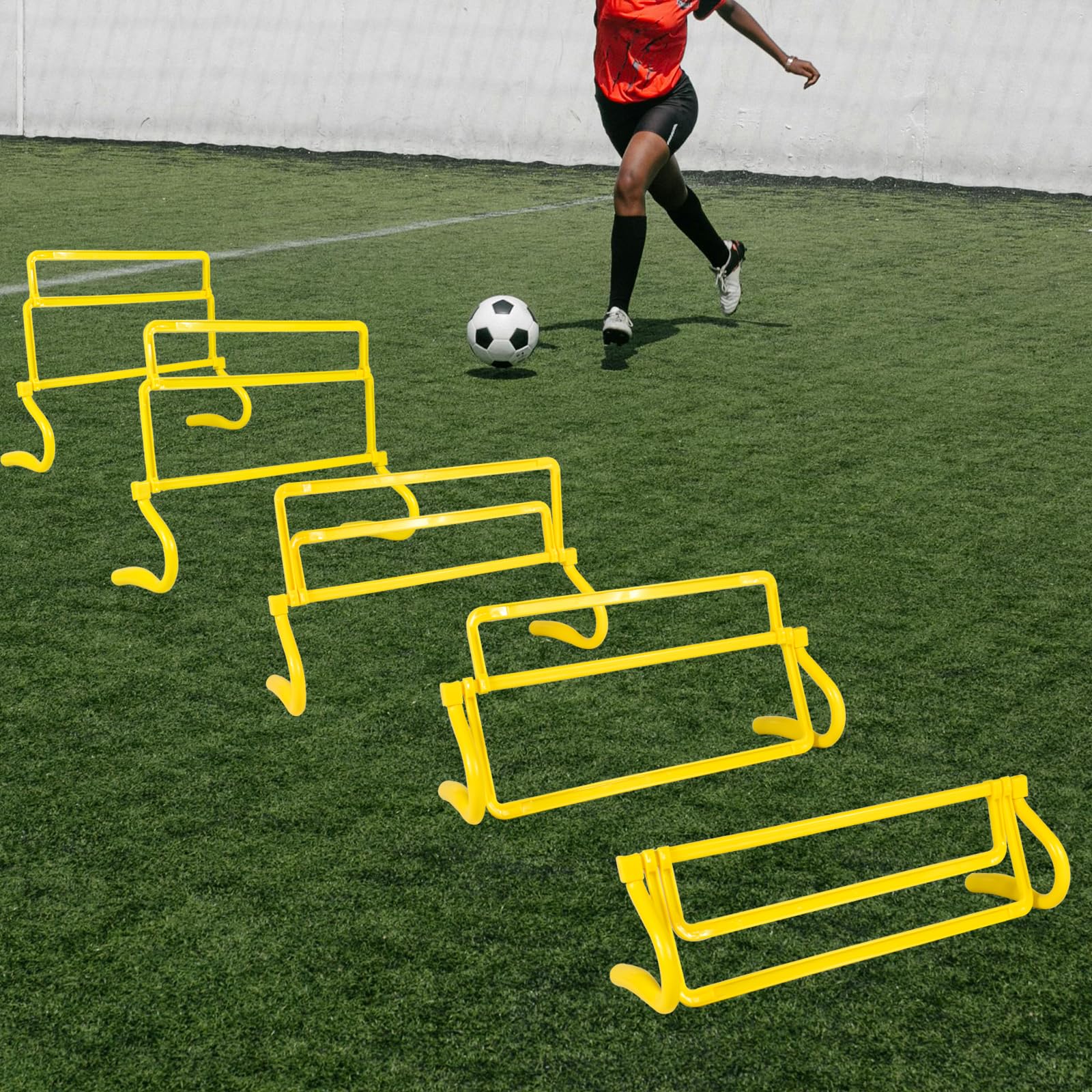4 altezza regolabile velocità allenamento ostacoli fitness & velocità attrezzature di allenamento