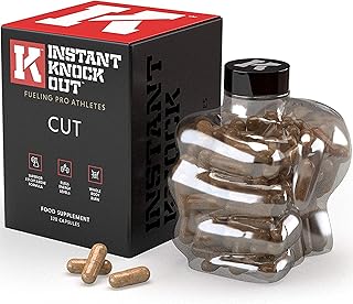Instant Knockout Cut - 120 Weight Management Diet Pills - Men and Women -100% Natural Ingredients with Glucomannan, Green ...