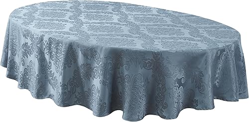 Vista 149 de Newbridge Barcelona - Manteles de tela de damasco, no planchables, antimanchas Borgoña