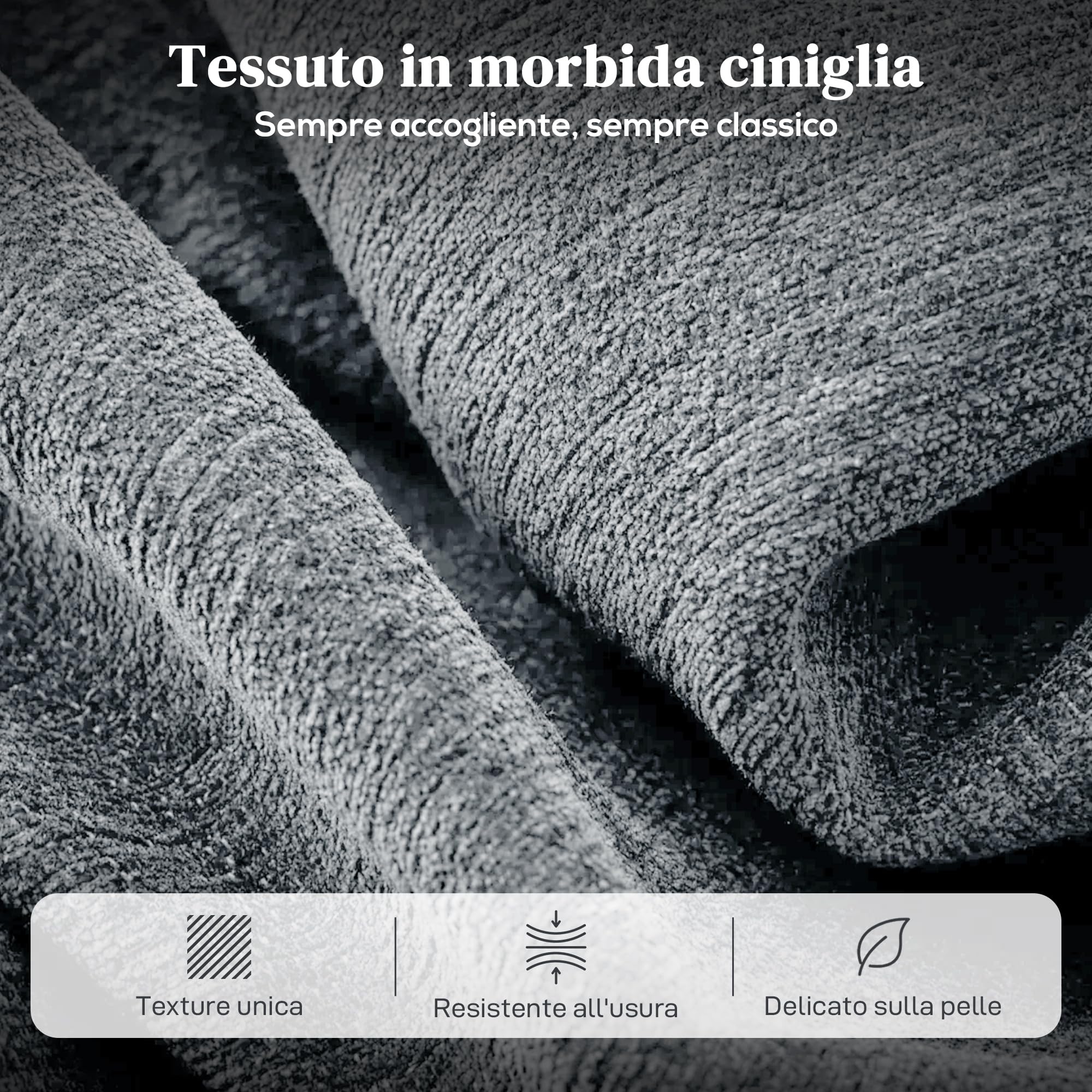 HOMCOM Poltrona Elettrica Alzapersona Reclinabile con 8 Punti Massaggio, Poltrona Relax Elettrica con Braccioli Ripiegabili, Poggiapiedi Riscaldato, Tessuto Effetto Lino, Grigio