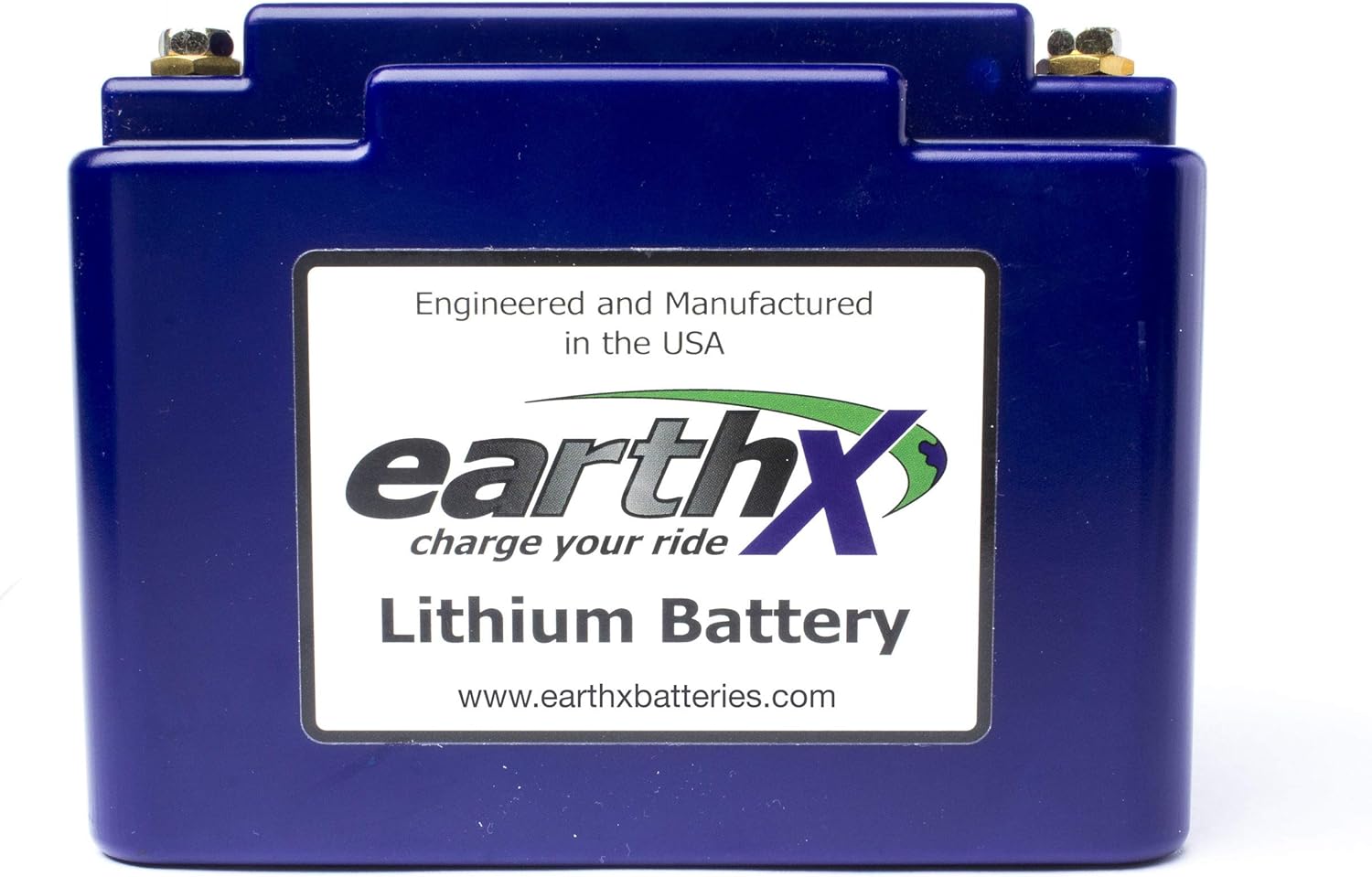 EarthX ETX24C Eco-Friendly Lithium Motorcycle Battery with Built-in Battery Management System