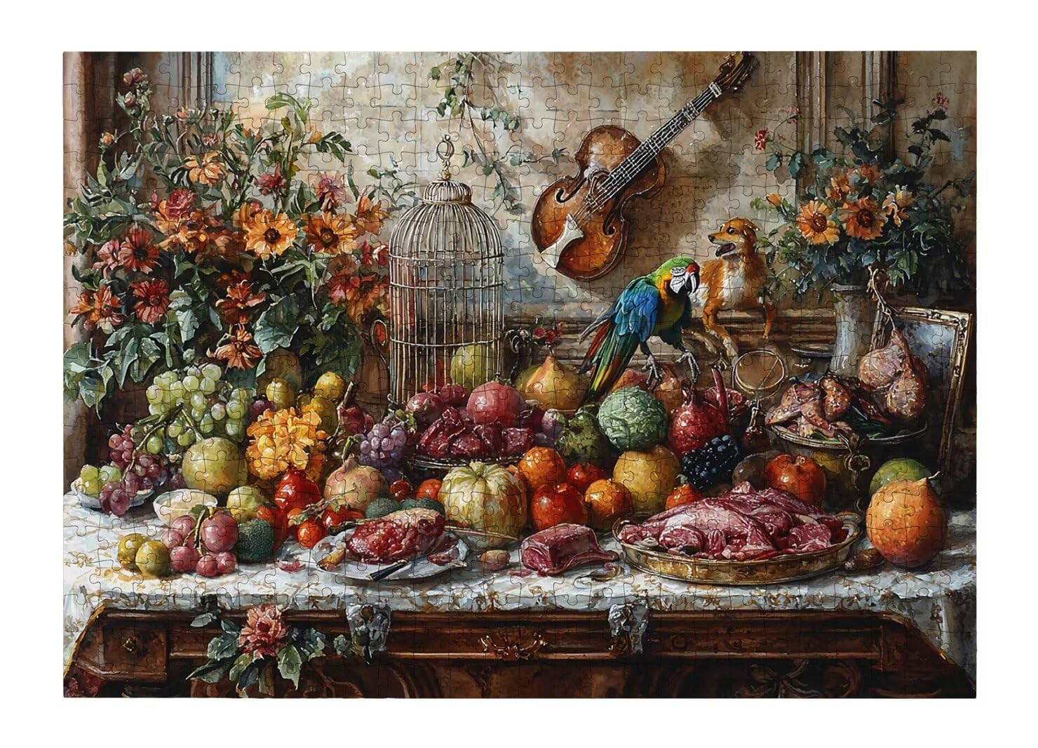 Puzzle 3000 sztuk, Puzzle Martwa natura dla dorosłych, 122 x 81 cm, Regalos