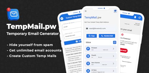 Temp Mail PW - E-mail temporário descartável