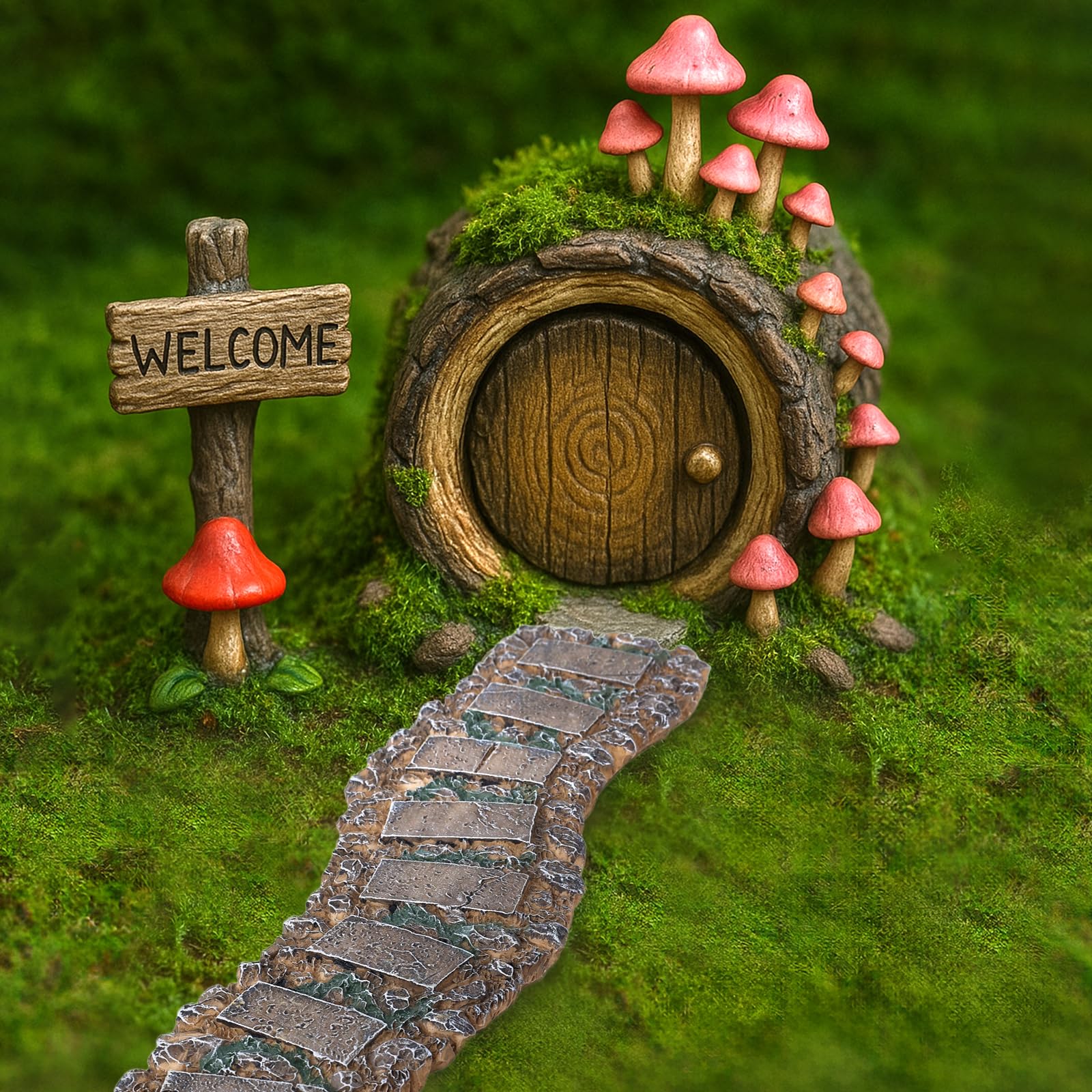 Tinoaly Tiny Fairy Garden Walkway Path - Image 4