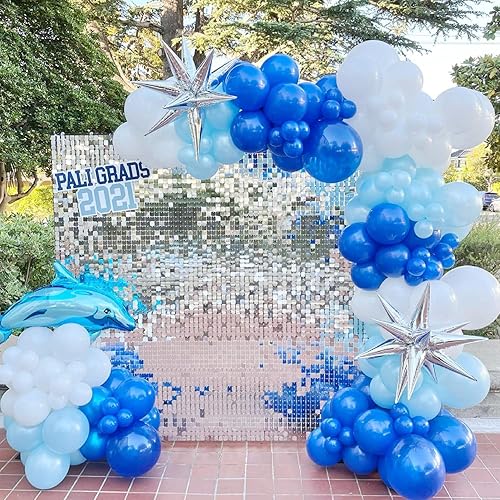 Miniatura 4 de Telón de fondo de pared brillante plateado de 3 x 4 pies, telón de fondo de lentejuelas con purpurina para bodas, despedidas de soltera,