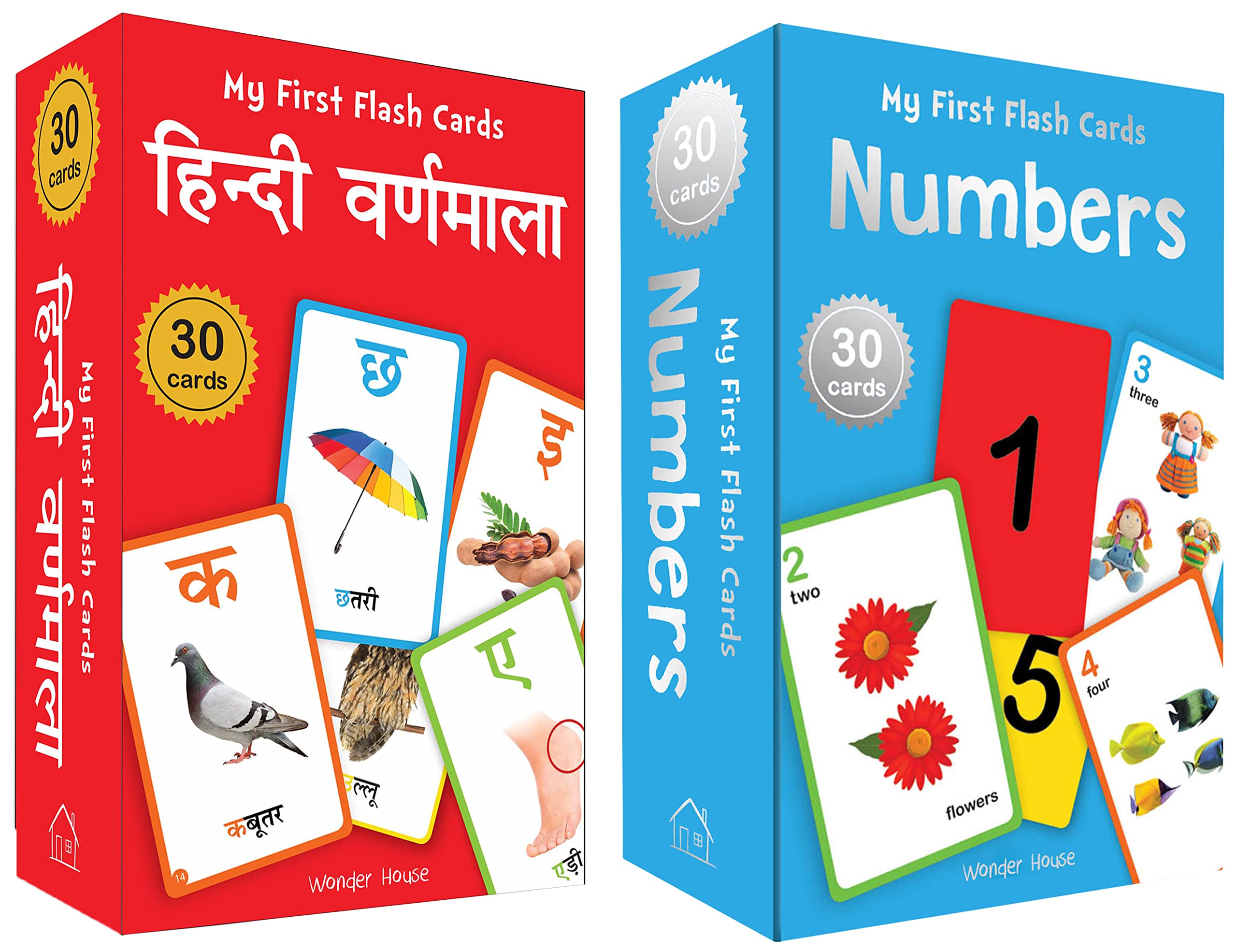 My First Flash Cards Hindi Varnamala 30 Early Learning Flash ...
