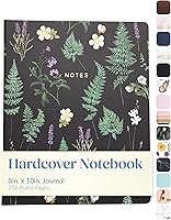 Vista 17 de WORLD TRAVELER Eccolo - Diario grande con páginas rayadas, cuaderno de escritura, tapa dura, 256 páginas blancas con líneas, marcador de cinta, se