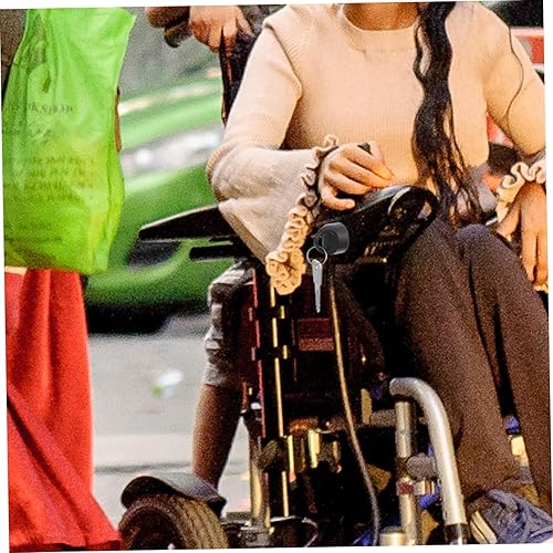 Miniatura 9 de OSALADI Silla de ruedas eléctrica, scooter de movilidad para personas mayores, llave de metal para scooter, llave de repuesto para scooter,