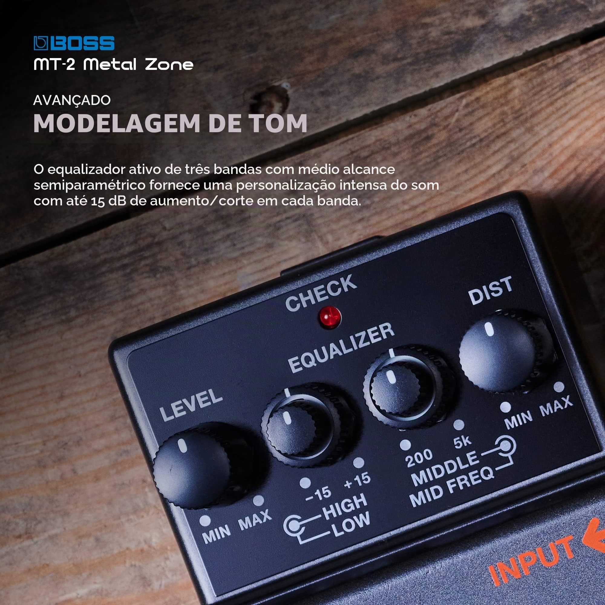 Mt-2 | Pedal de Distorção Boss Metal Zone Mt-2 | Amazon.com.br