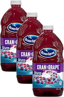 Ocean Spray Juice, Cranberry Grape, 64 Fl Oz Bottle (Pack of 3)