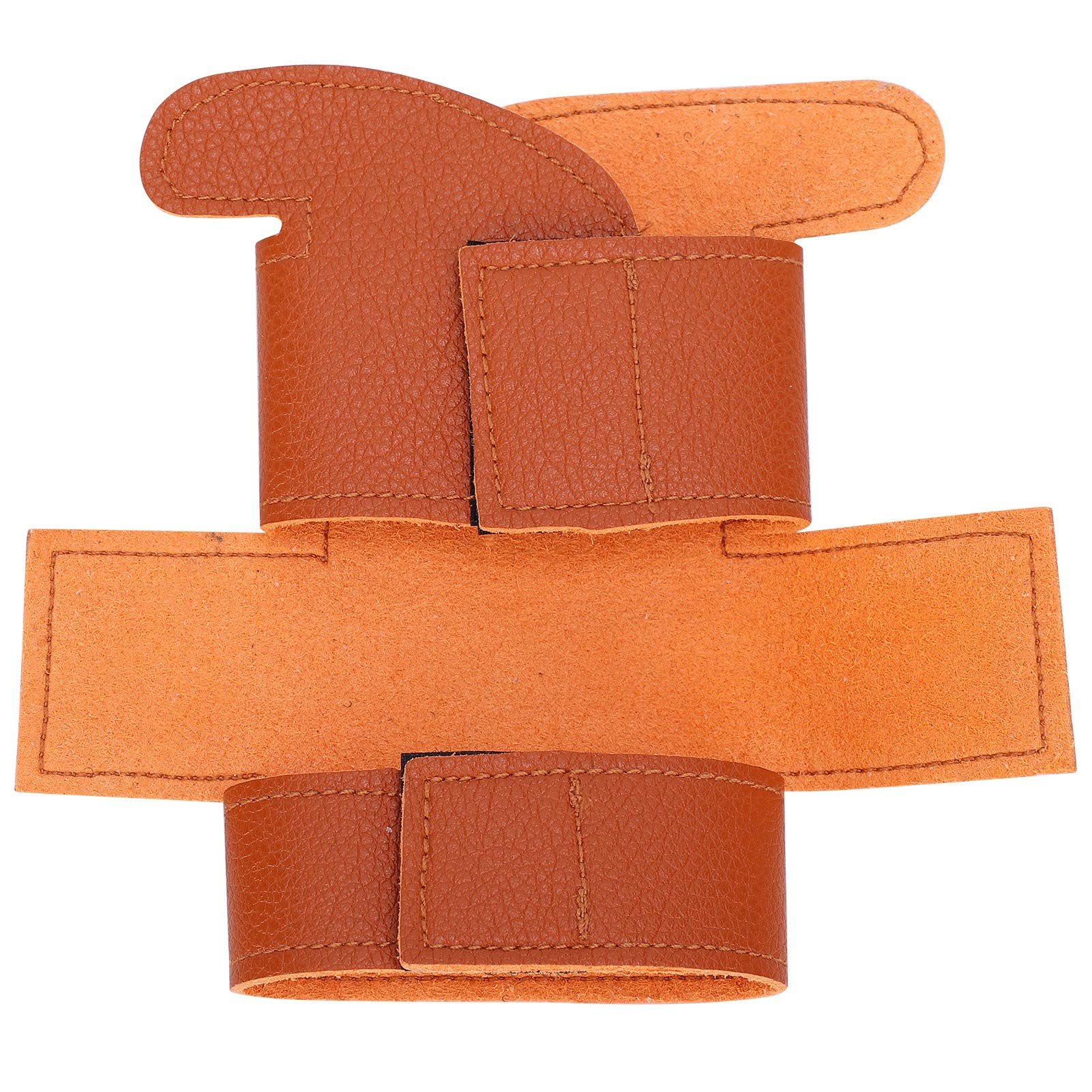 TANIQIACA Trumpet Valve Guard Leather Protective Cover Brown, Durable and Soft for Professional Protection from Scratching