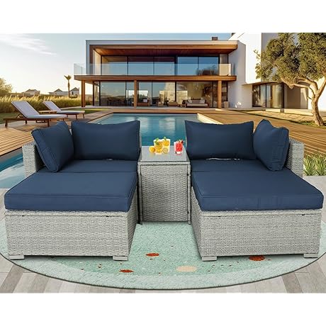 Sectional Outdoor Patio Furniture Set: Backyard Oasis at a Bargain