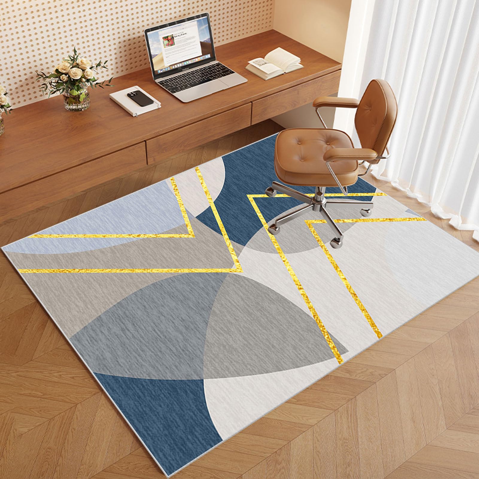 120 x 140 cm bureaustoelmat voor hardhouten vloermat voor vloerbedekking vloermat voor bureau computer gaming stoel mat beschermer stoel tapijt voor