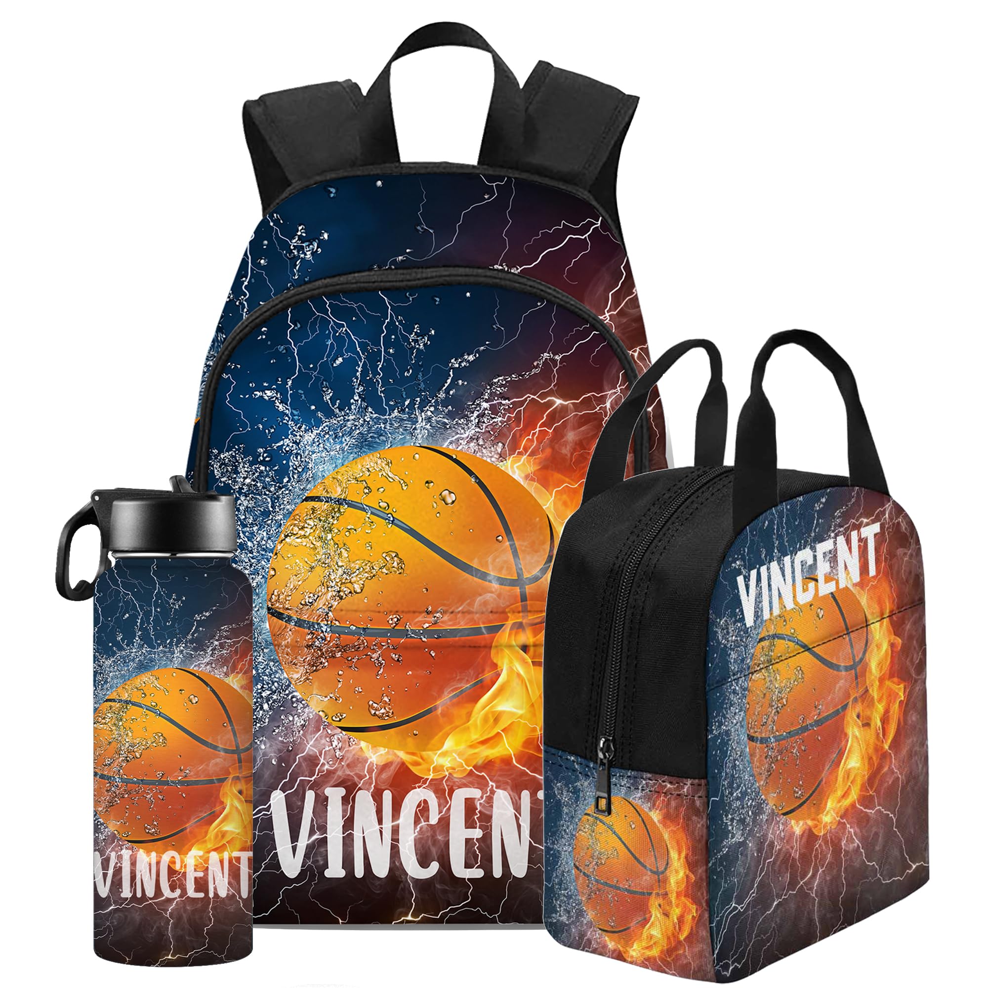 Jaydouble Back to School Gifts for Son Nephew Grandson Personalized Kids Backpack Customized Backpack for Boys Casual Unisex School Bags Custom