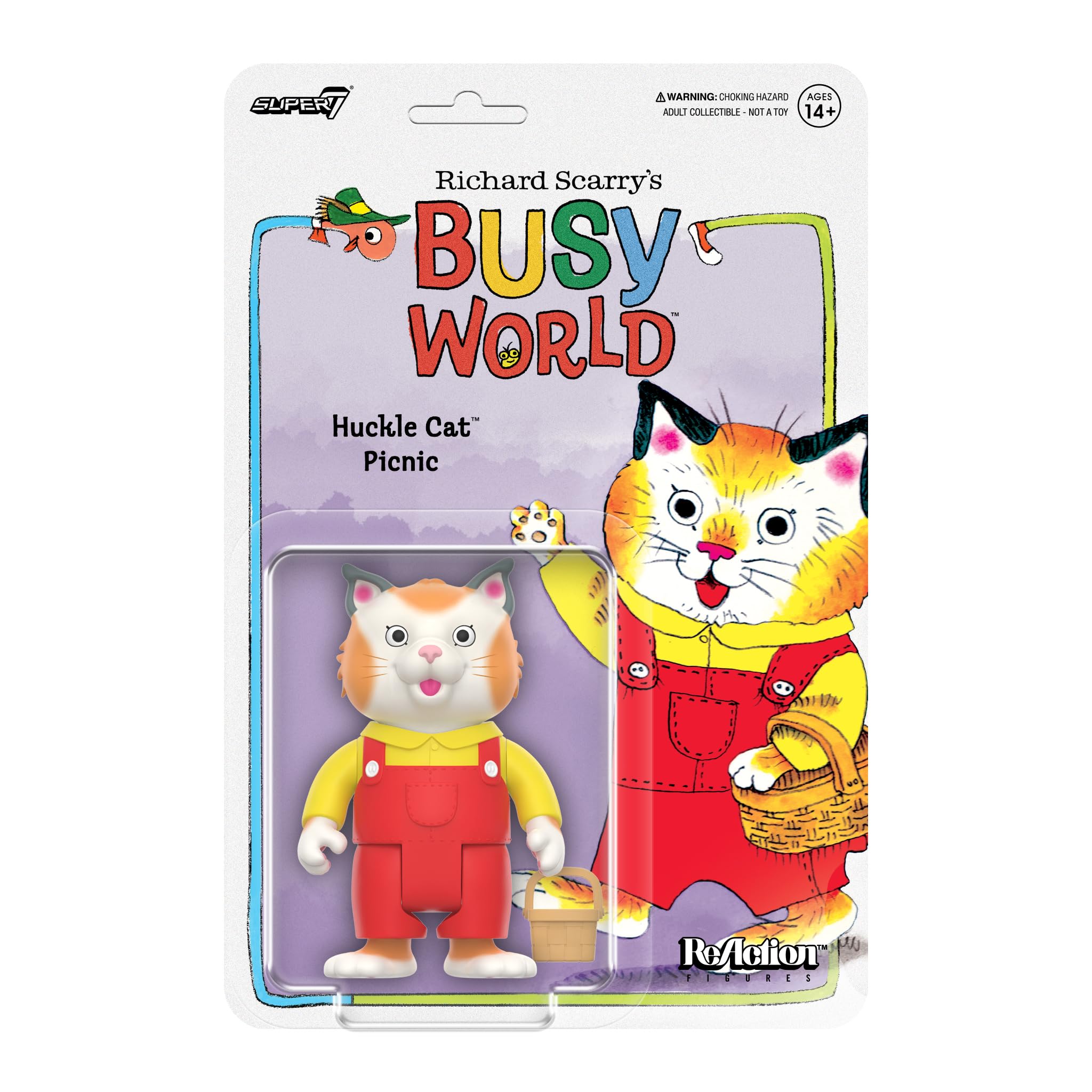 Amazon.com: Super7 Richard Scarry Huckle Cat Picnic - 3.75