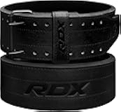 RDX IPF Compliant Powerlifting Belt 13mm and 10mm, USAPL USPA and IPL Competition Level Genuine Leather 4” Gym Belt for Heavy Weight Lifting Deadlift Squats and Strongman Strength Training, Men Women